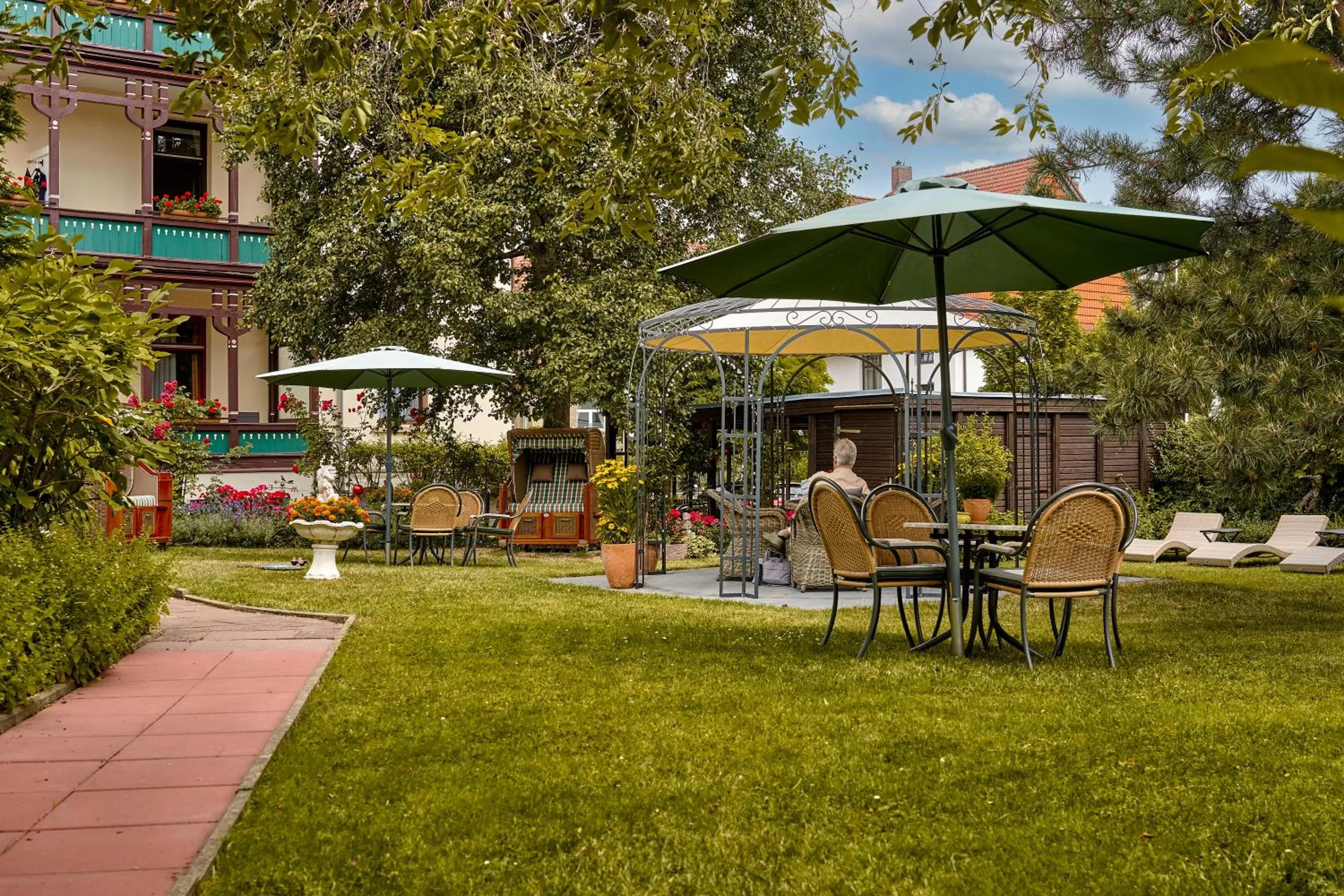 Garden in Vitalhotel am Stadtpark Superior