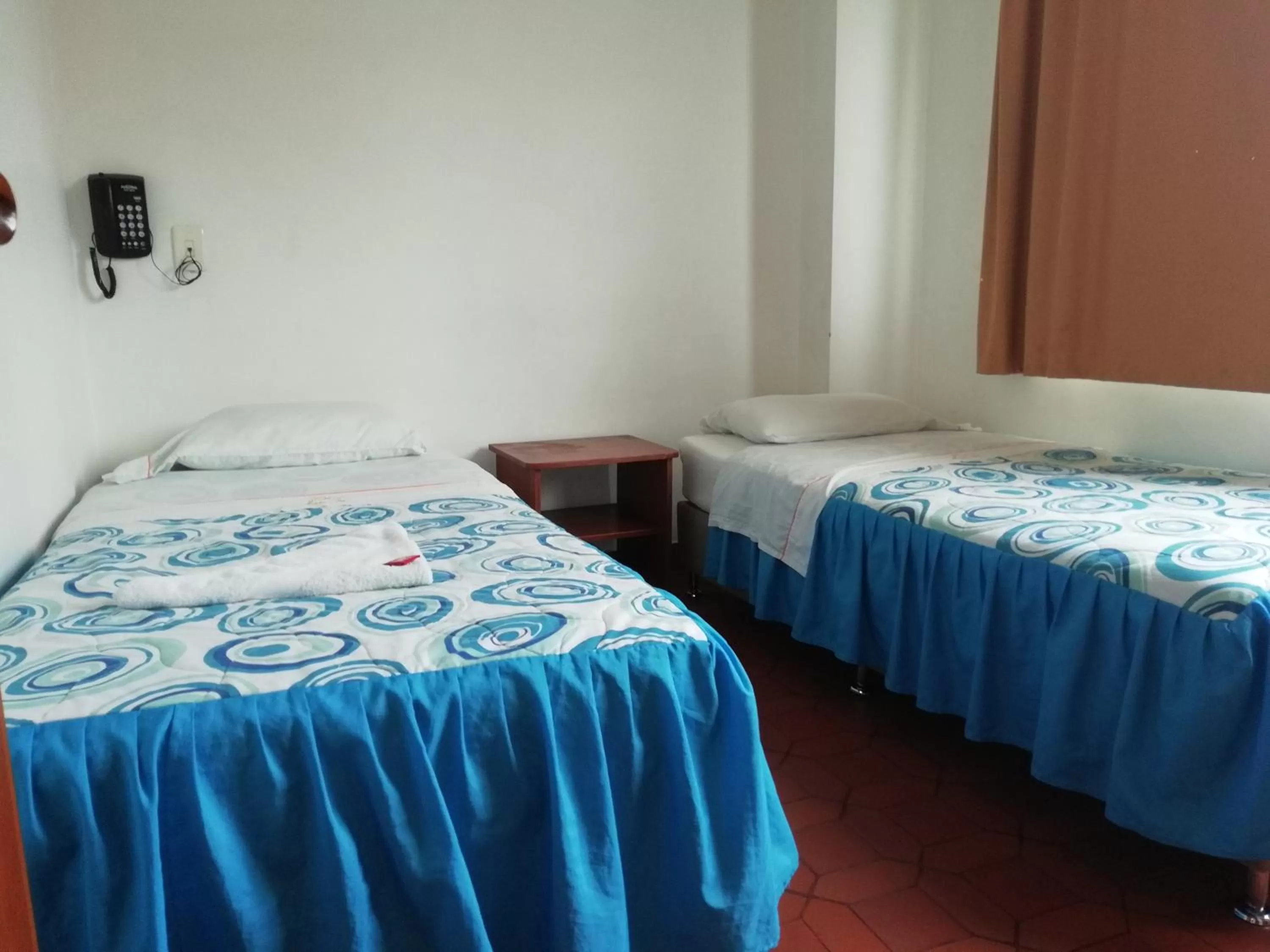 Bed in Hotel Mónaco de Fusa