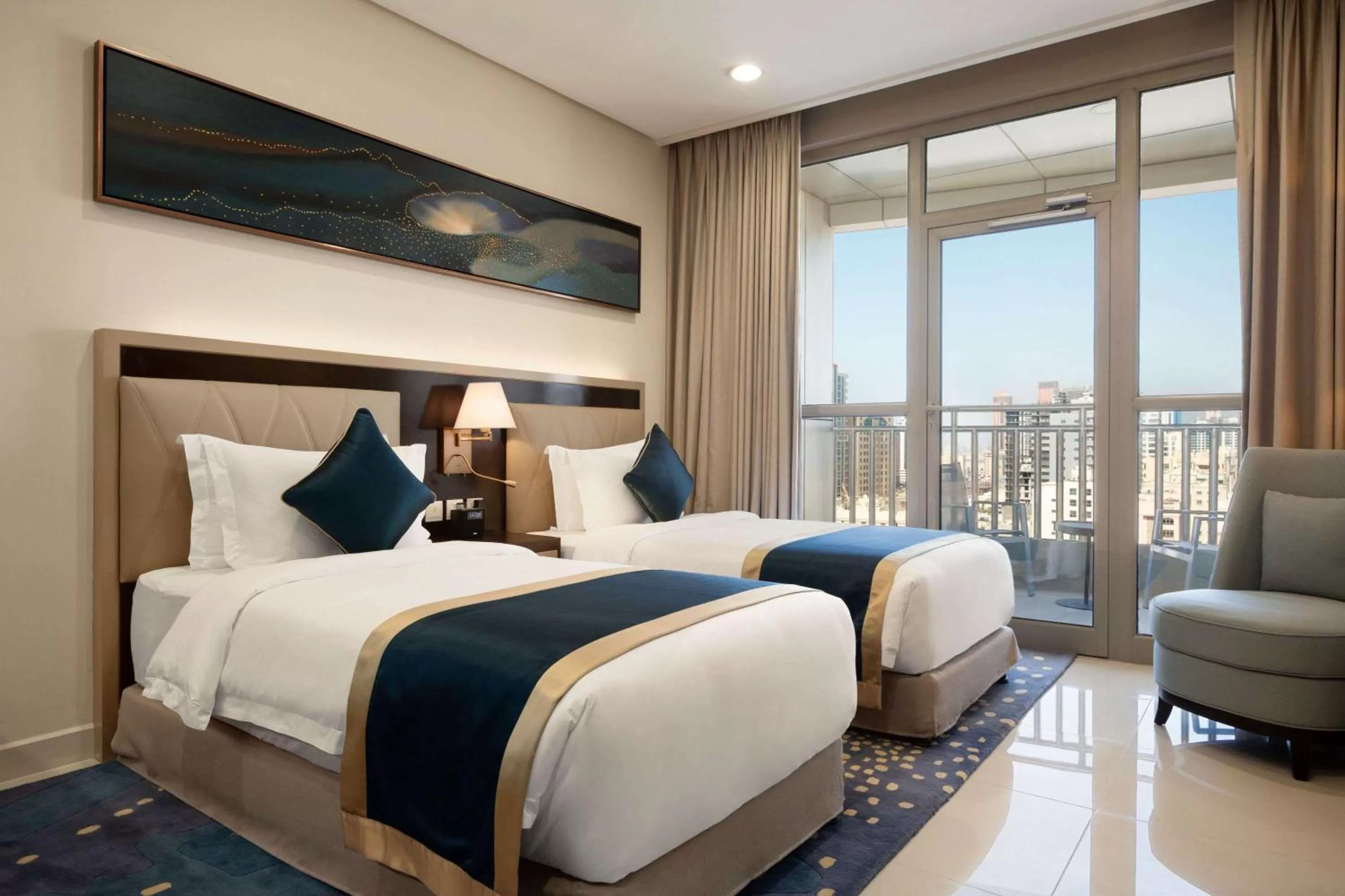 Photo of the whole room, Bed in Wyndham Garden Manama