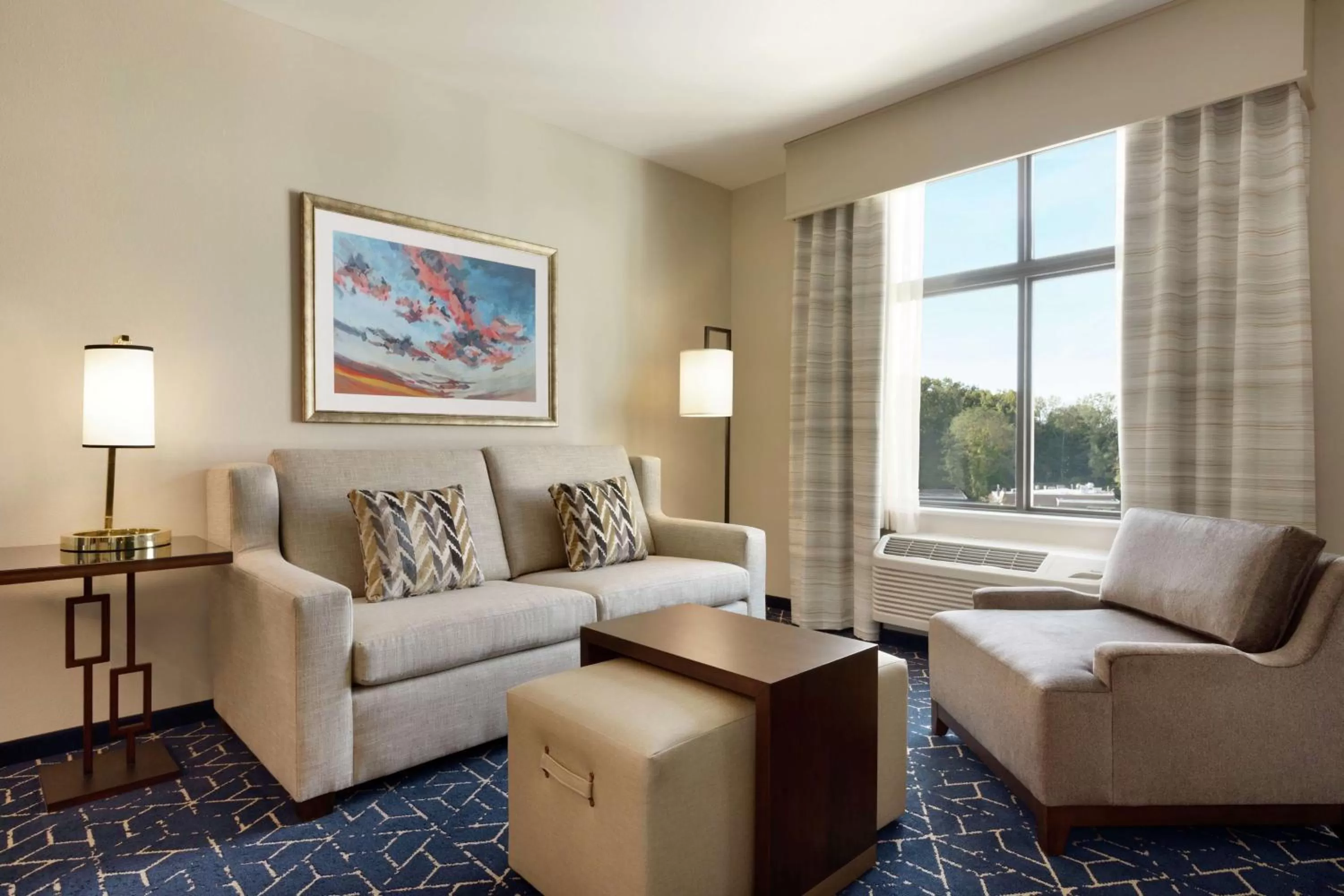 Living room in Homewood Suites by Hilton Albany Crossgates Mall