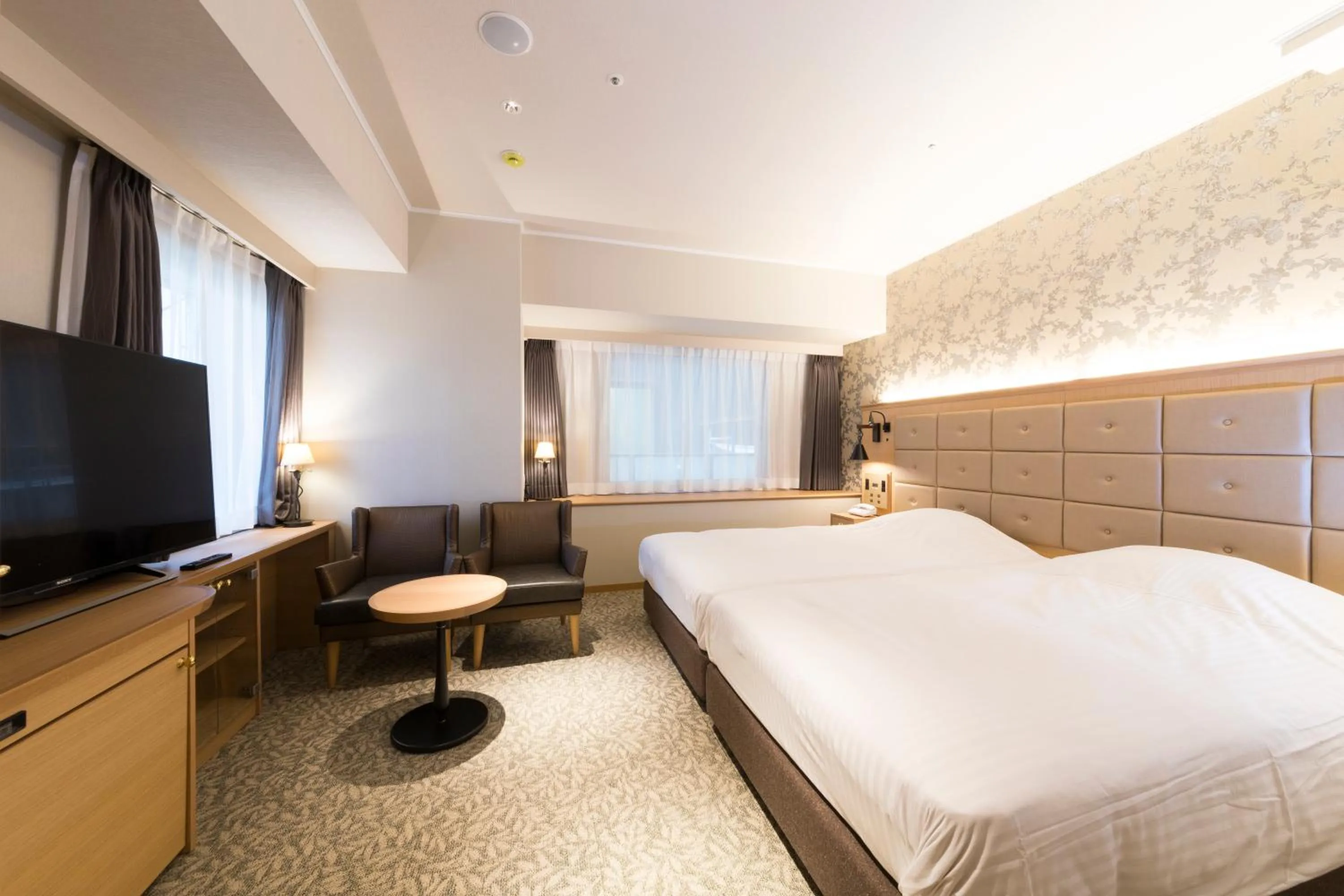 Bed in Kobe Luminous Hotel Sannomiya