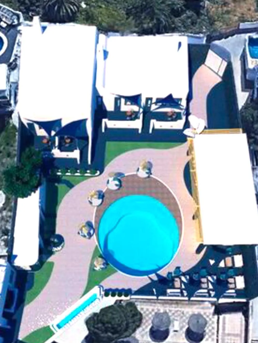 Bird's eye view in San Marino Suites by Calm Collection