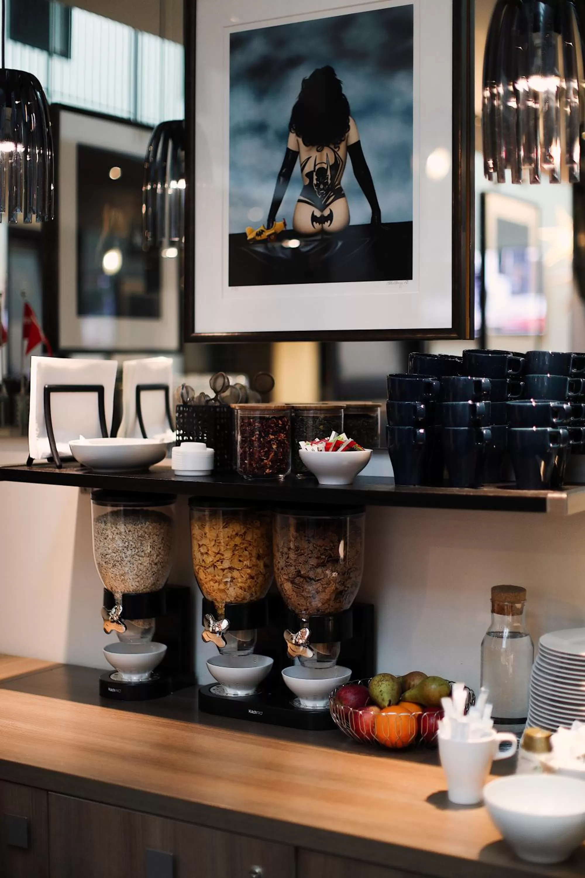 Communal lounge/ TV room in Dancenter Hotel Jomfru Ane