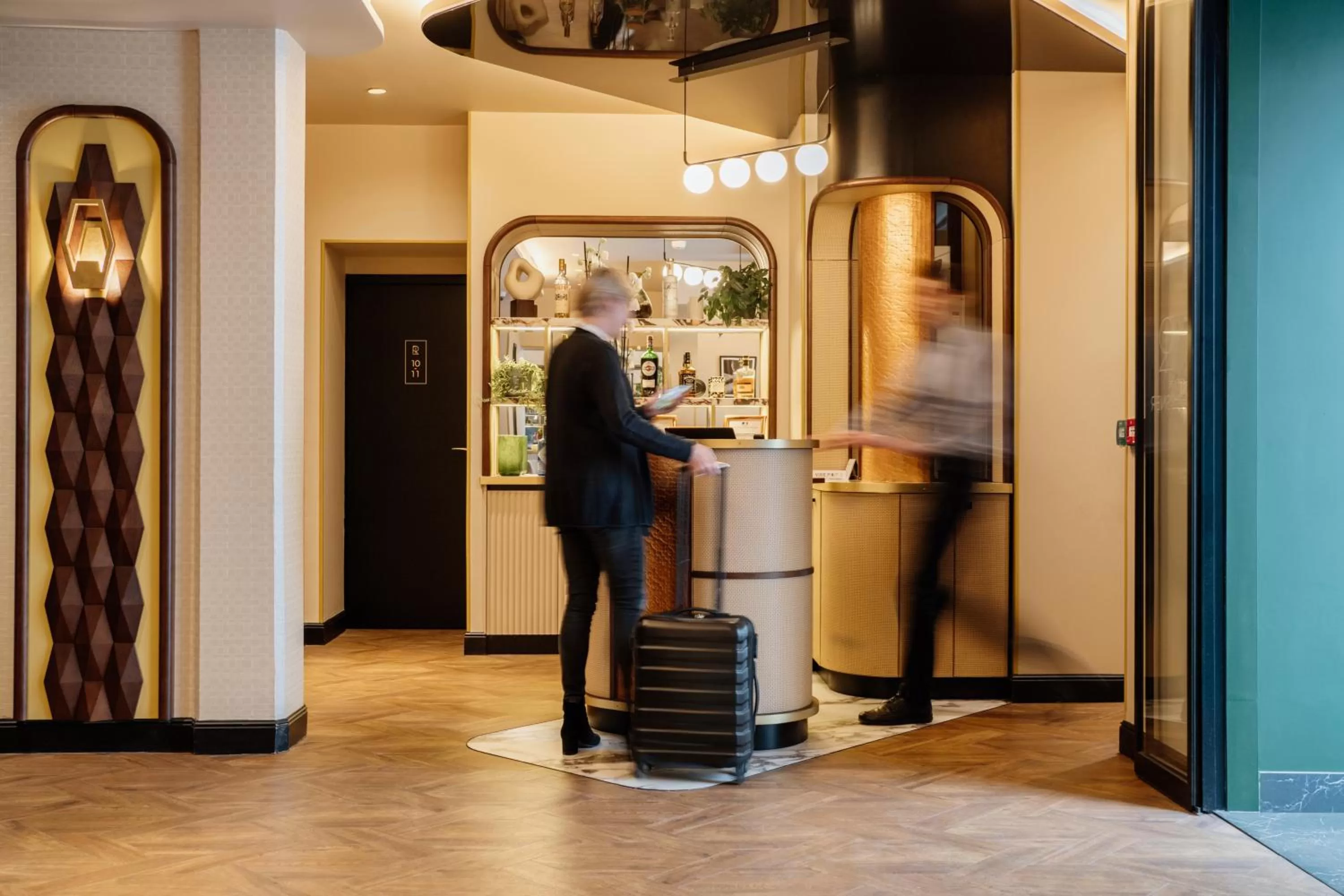 Lobby or reception in Hôtel Riesner