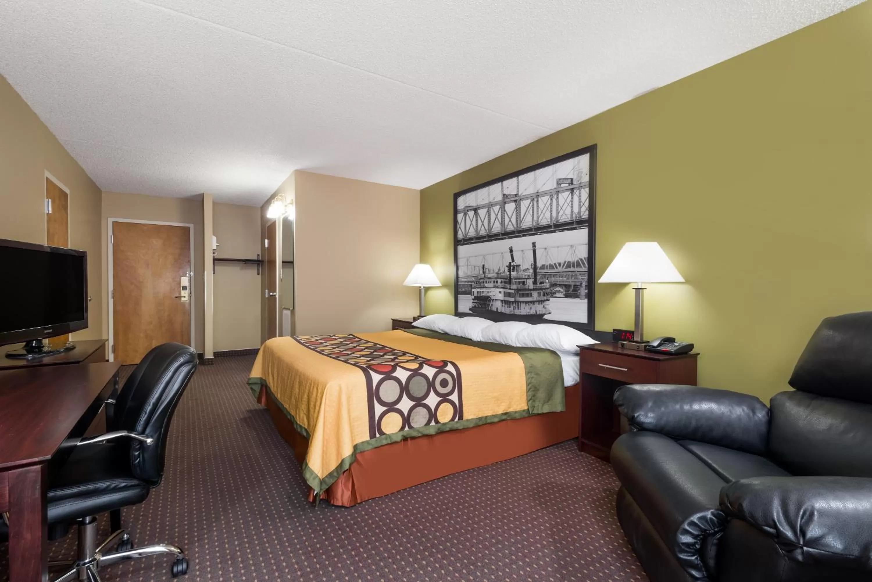 Bed in Super 8 by Wyndham Miamisburg Dayton S Area OH