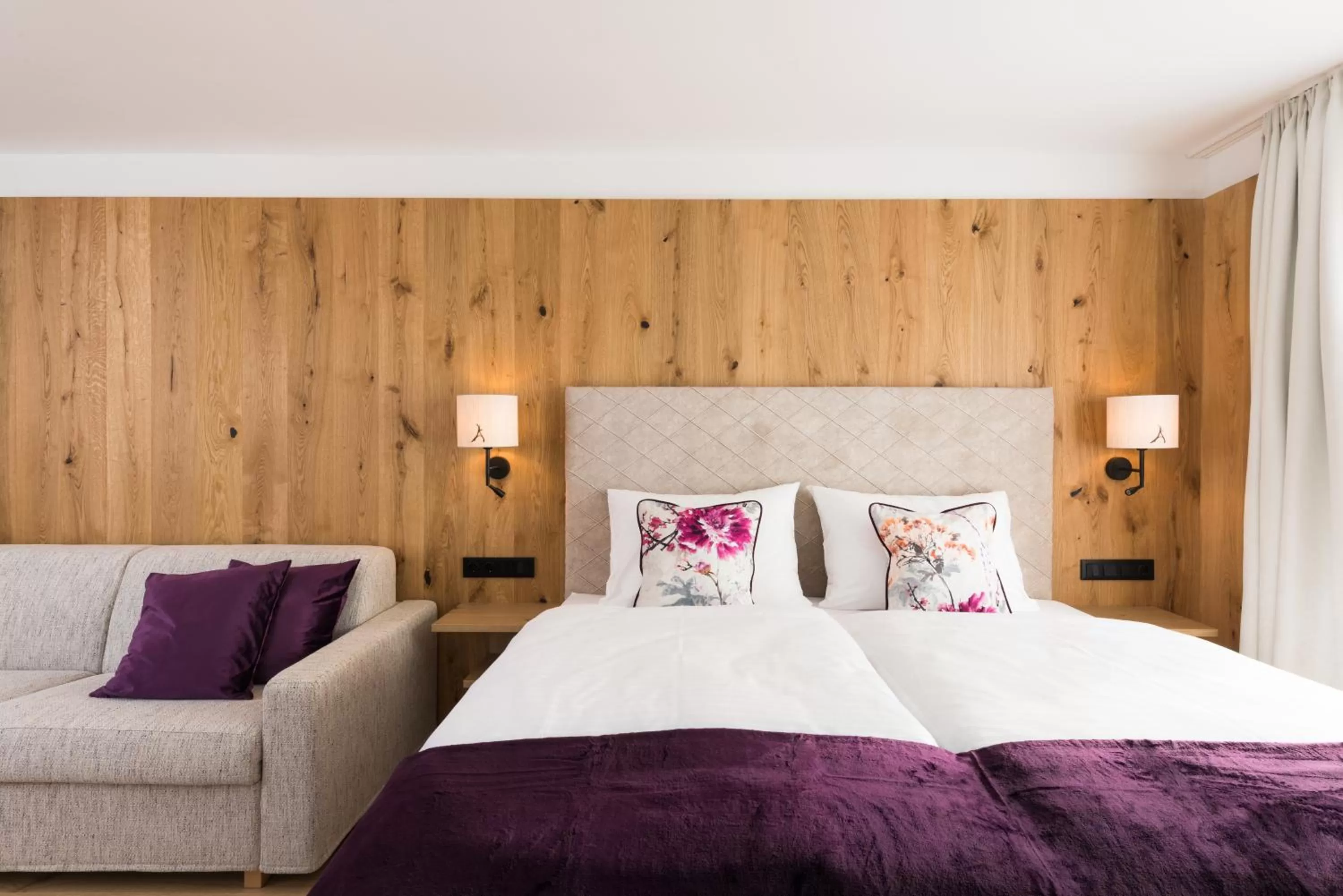 Bed in Boutiquehotel die Alpbacherin 4 Sterne Superior