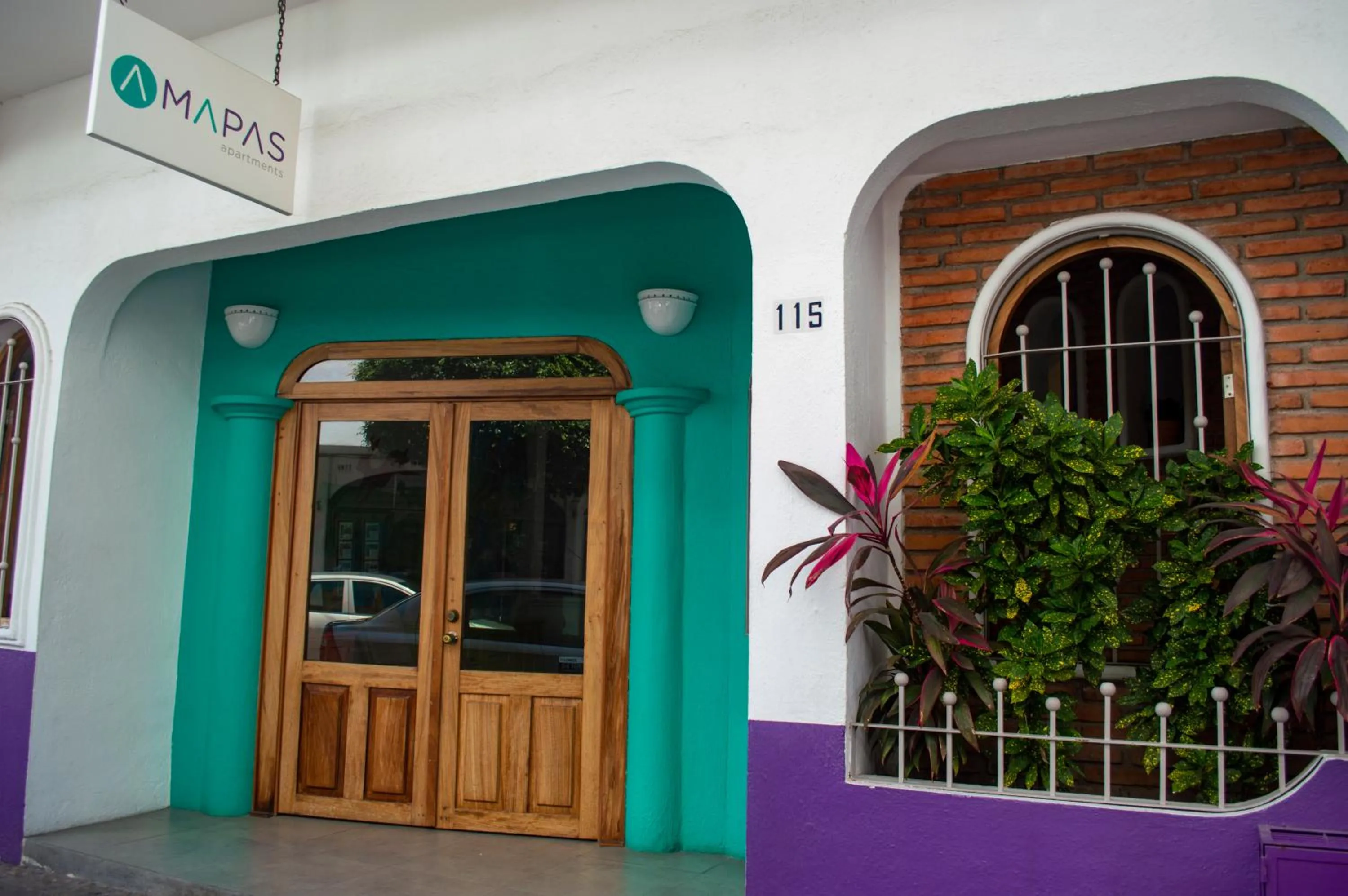 Property building in Amapas Apartments Puerto Vallarta
