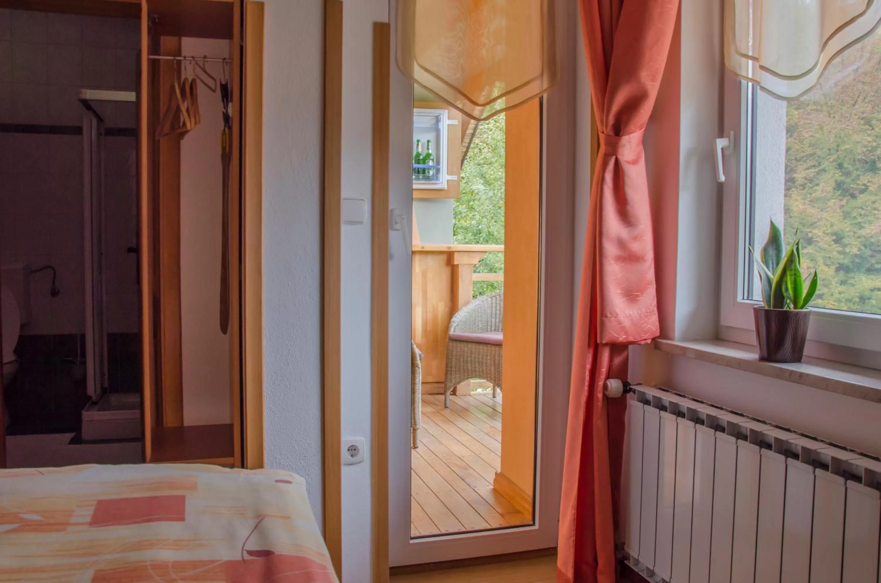 Balcony/Terrace in Miškar Rooms