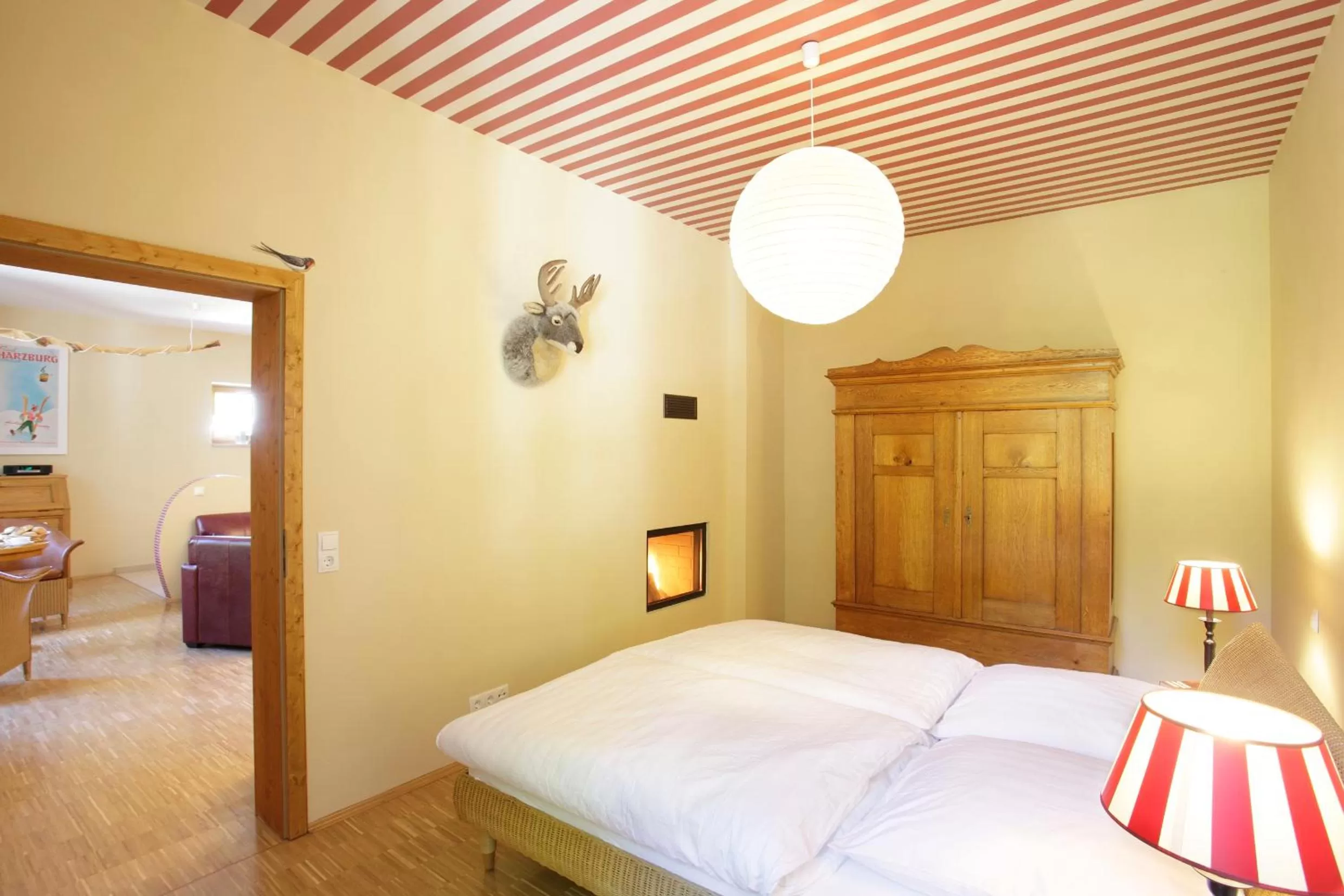 Bed in Plumbohms ECHT-HARZ-HOTEL