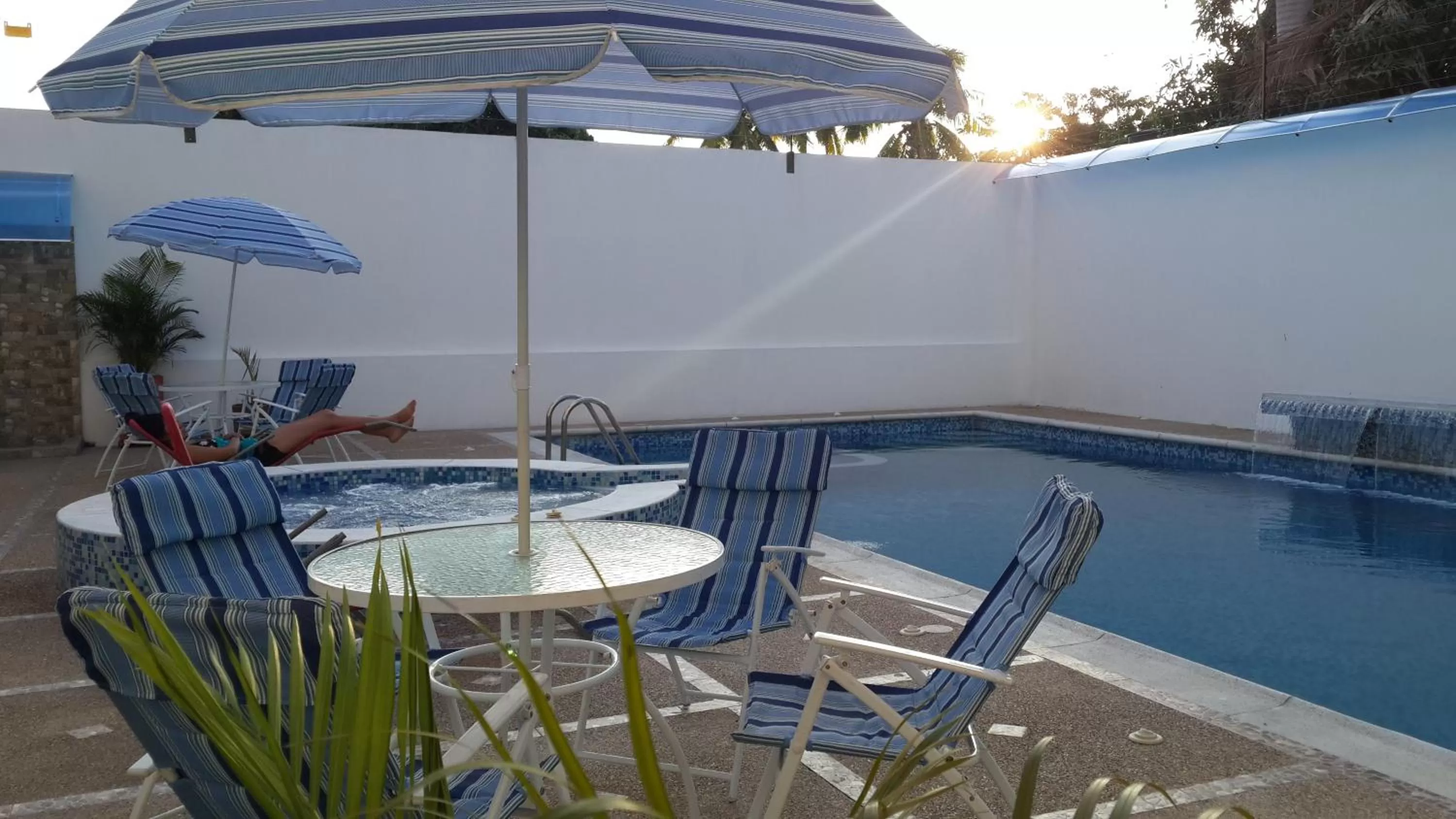 Swimming Pool in Tropical Resort Tocaima