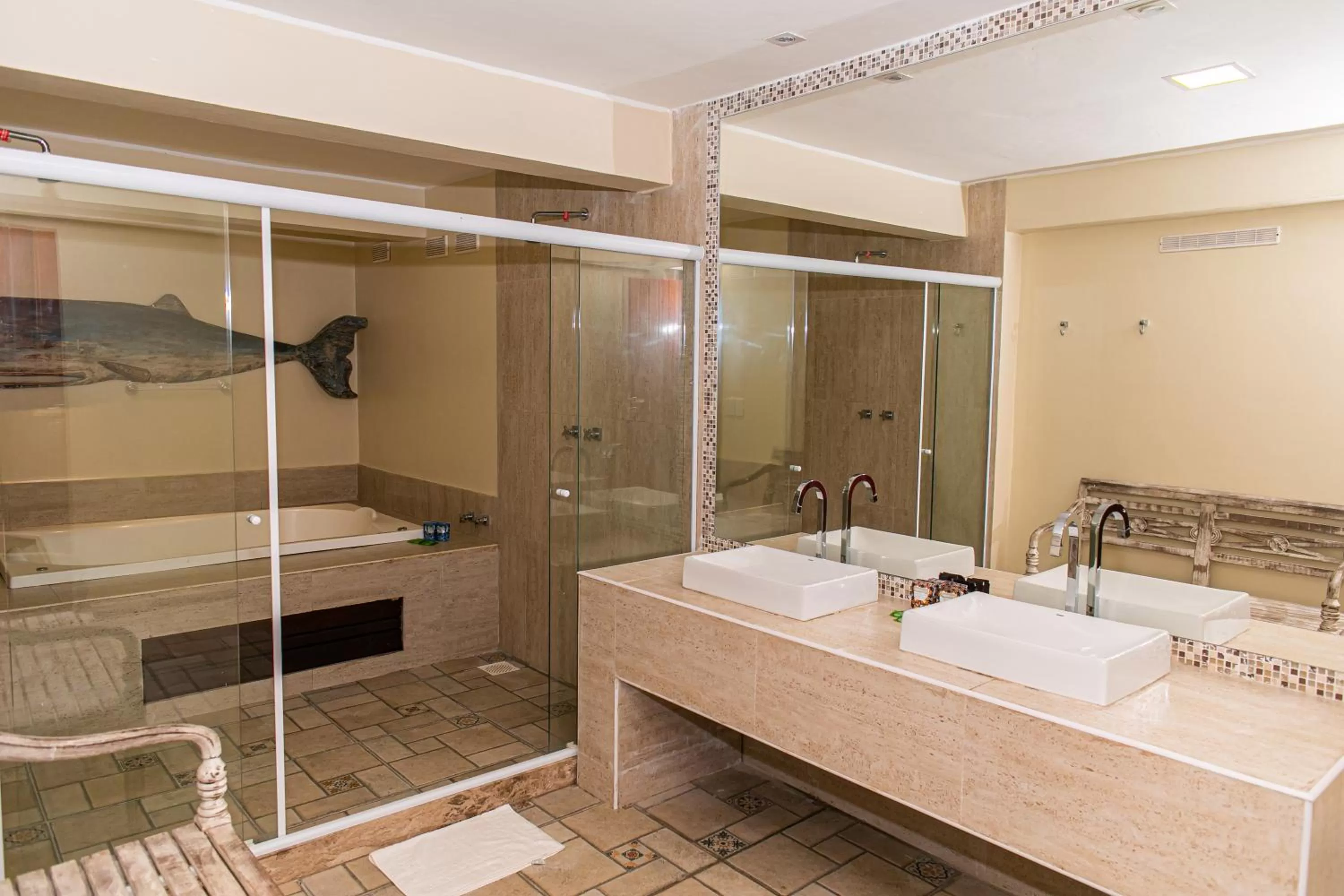 Bathroom in Pousada La Dolce Vita