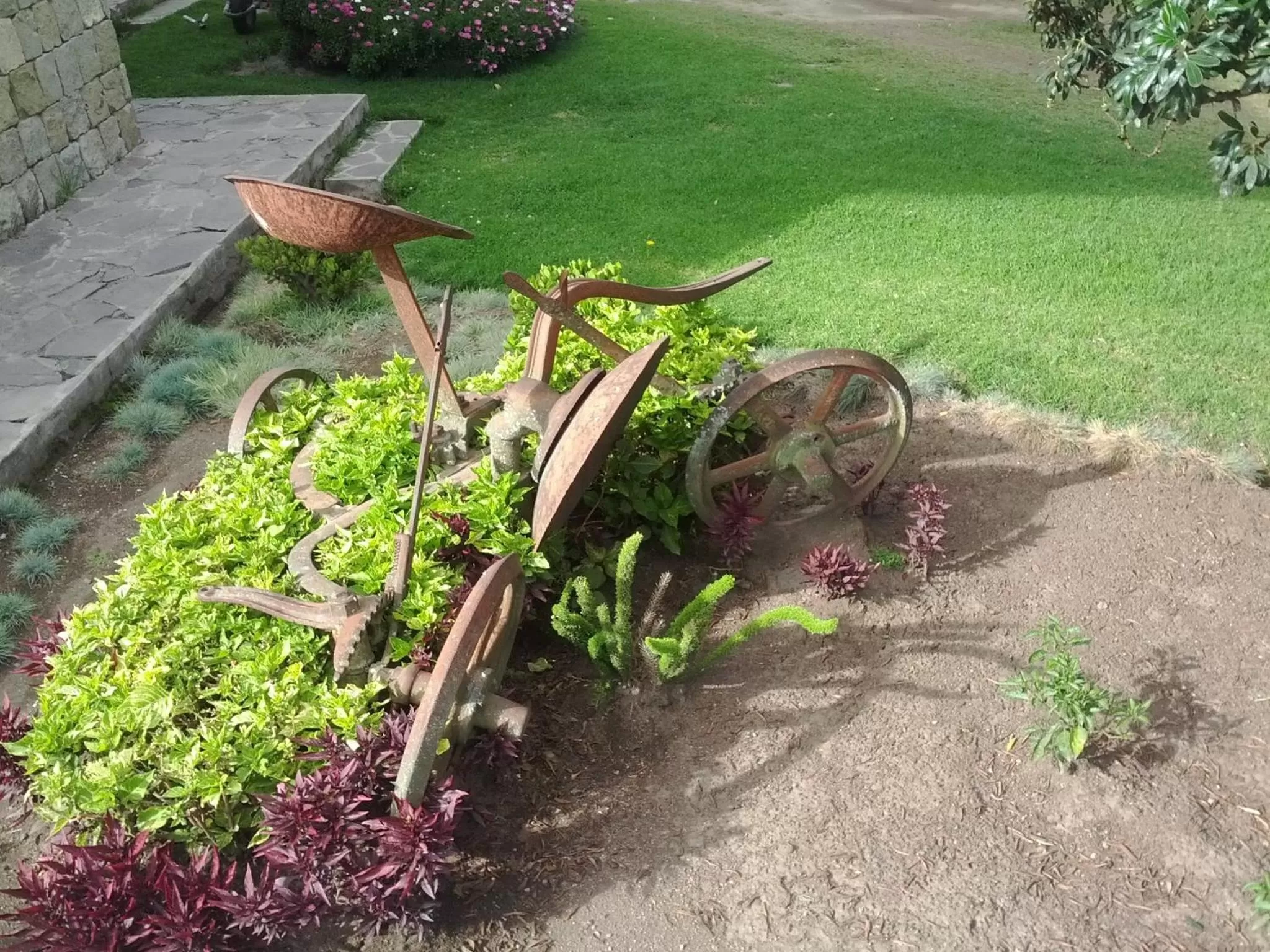Garden in Hotel Hacienda Abraspungo