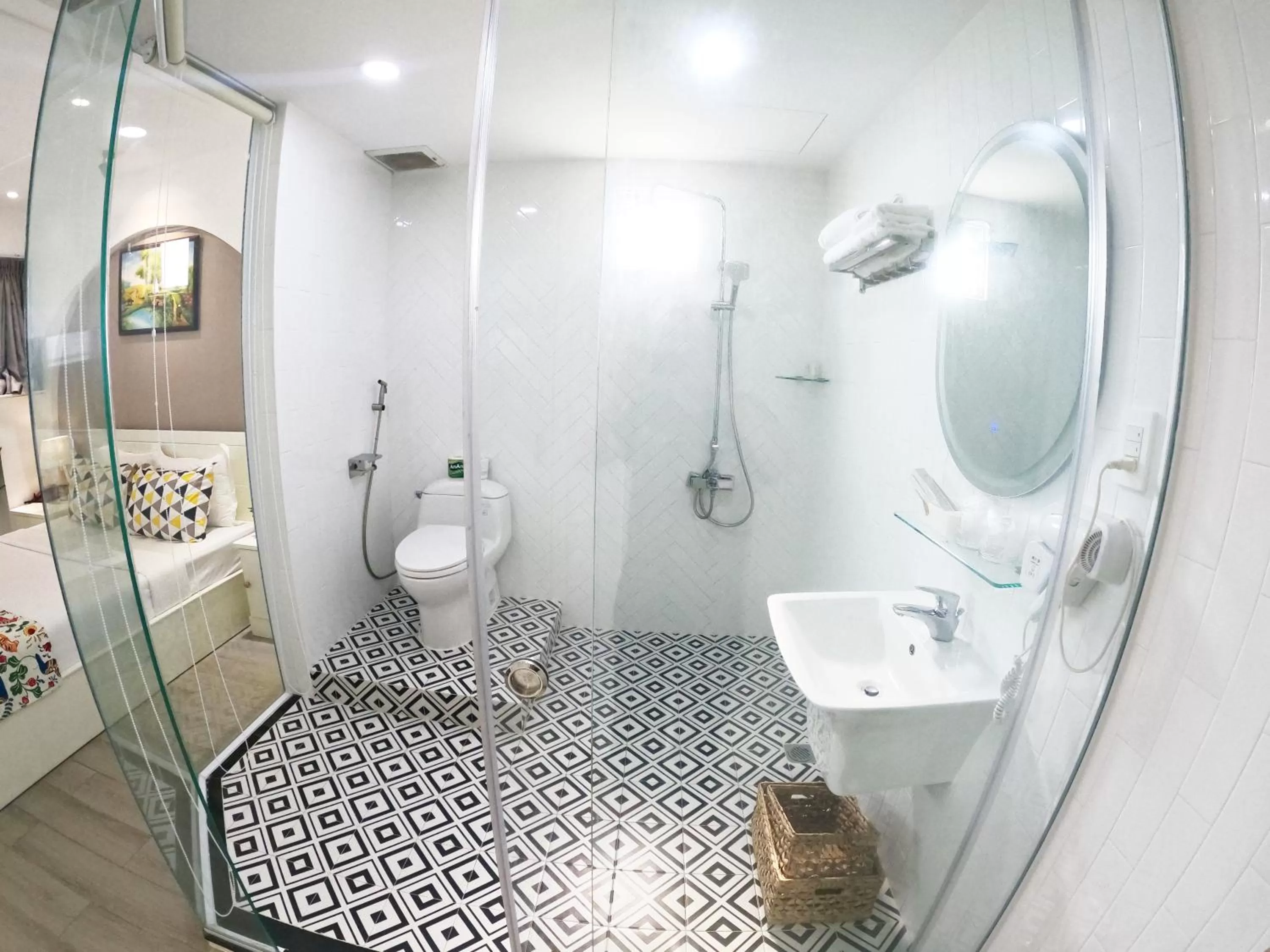 Bathroom in Dinh Phat Hotel