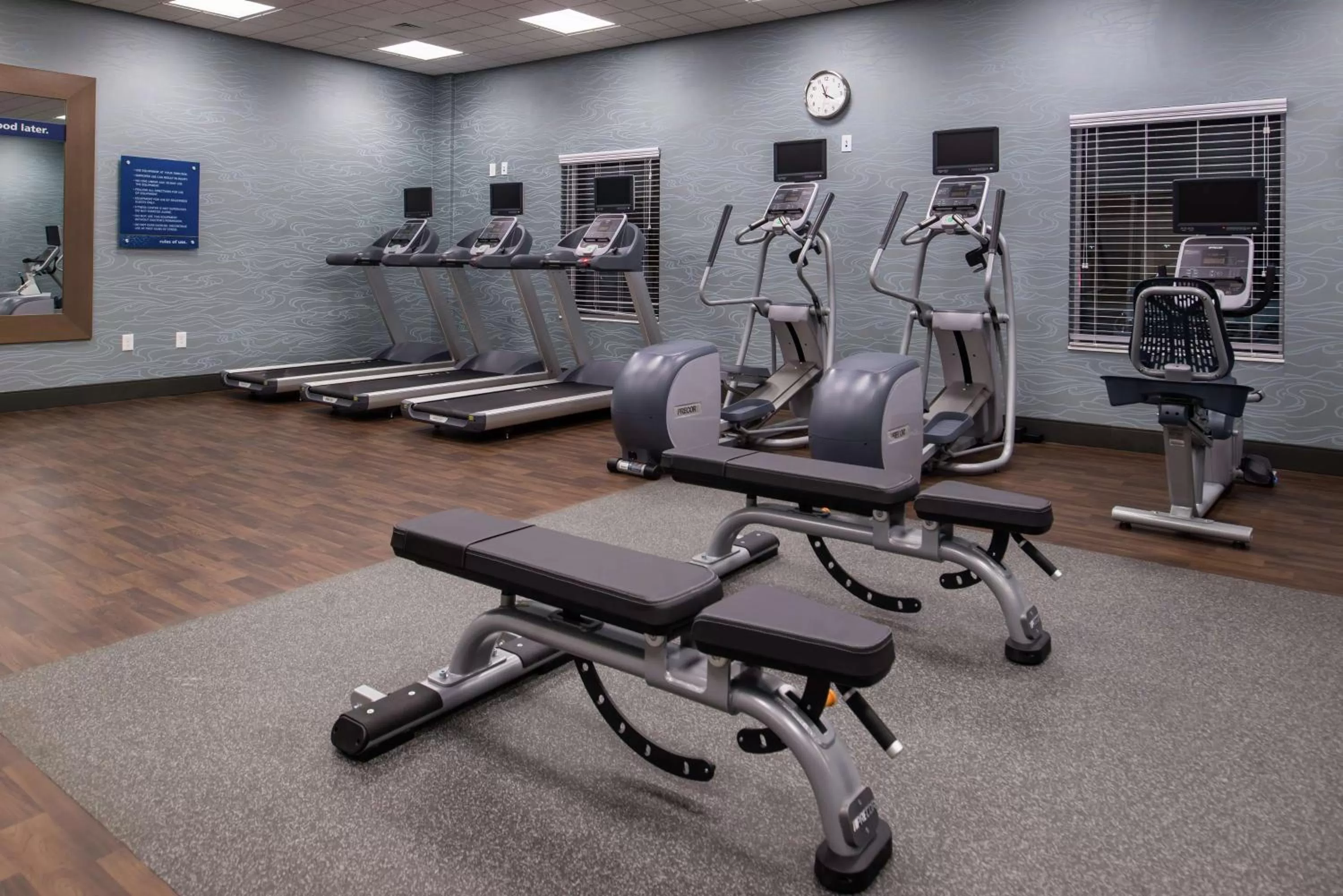 Fitness centre/facilities in Hampton Inn Benson