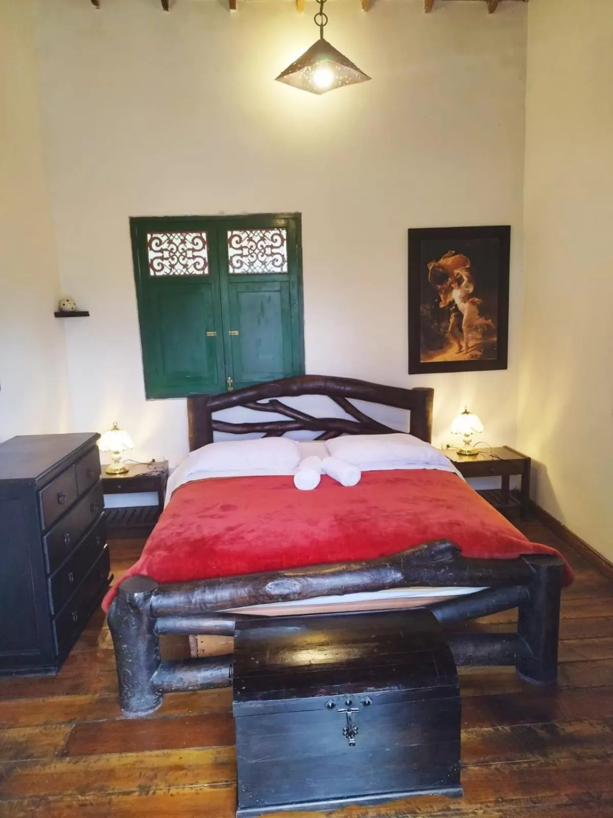 Property building, Bed in Finca Campestre La Adelita B&B