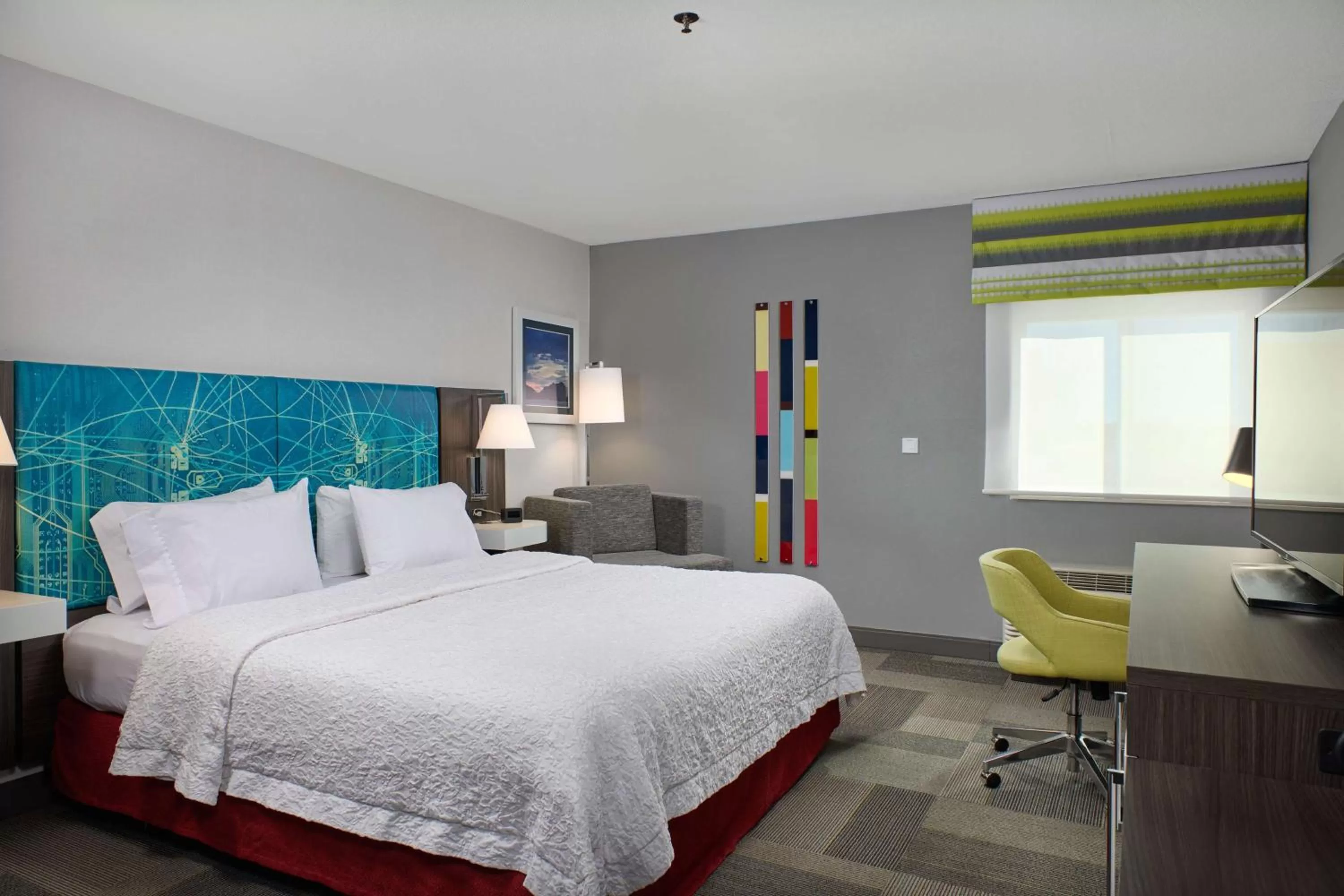 Bedroom, Bed in Hampton Inn Alamogordo