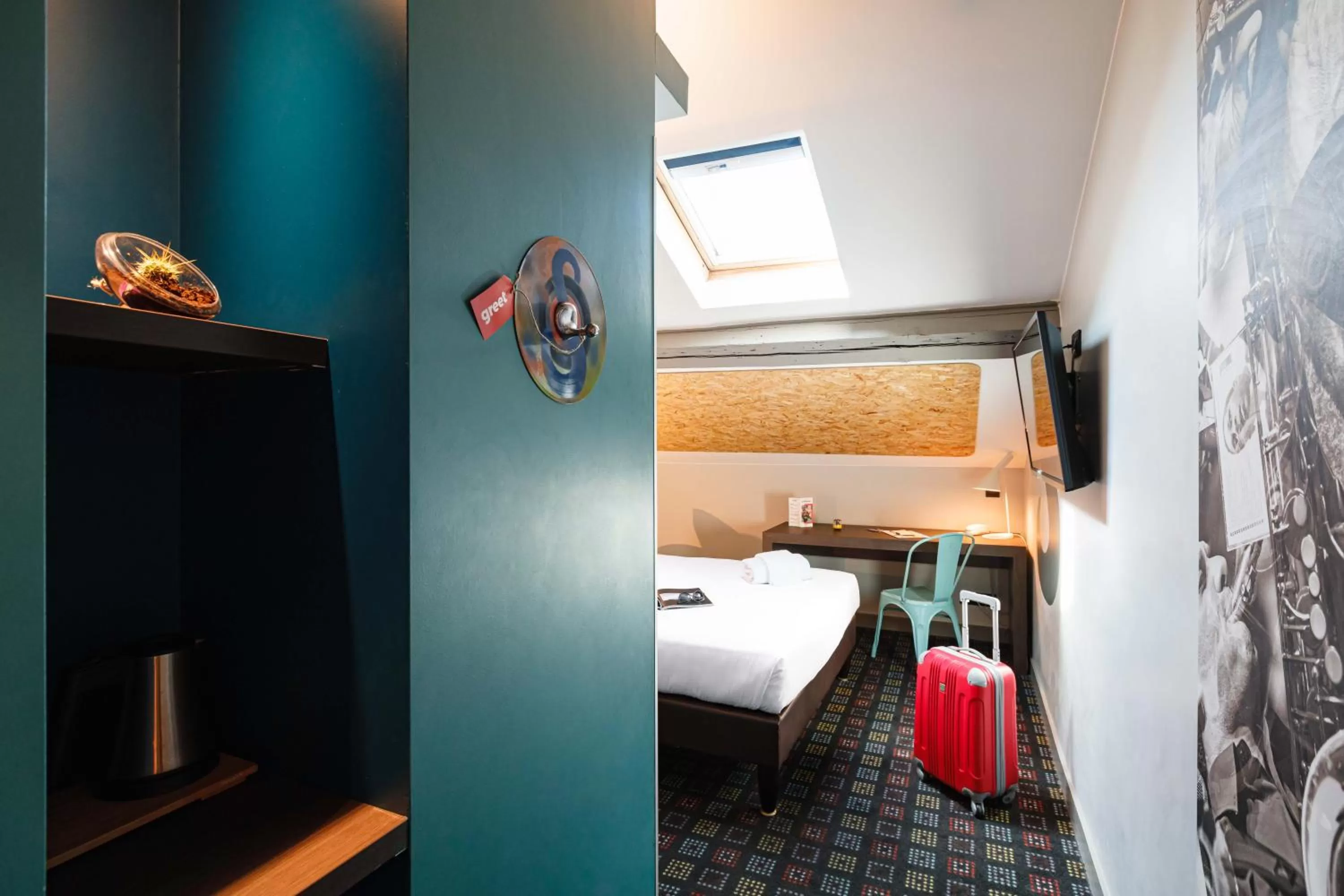 Bedroom, Bed in Greet Hotel Lyon Confluence