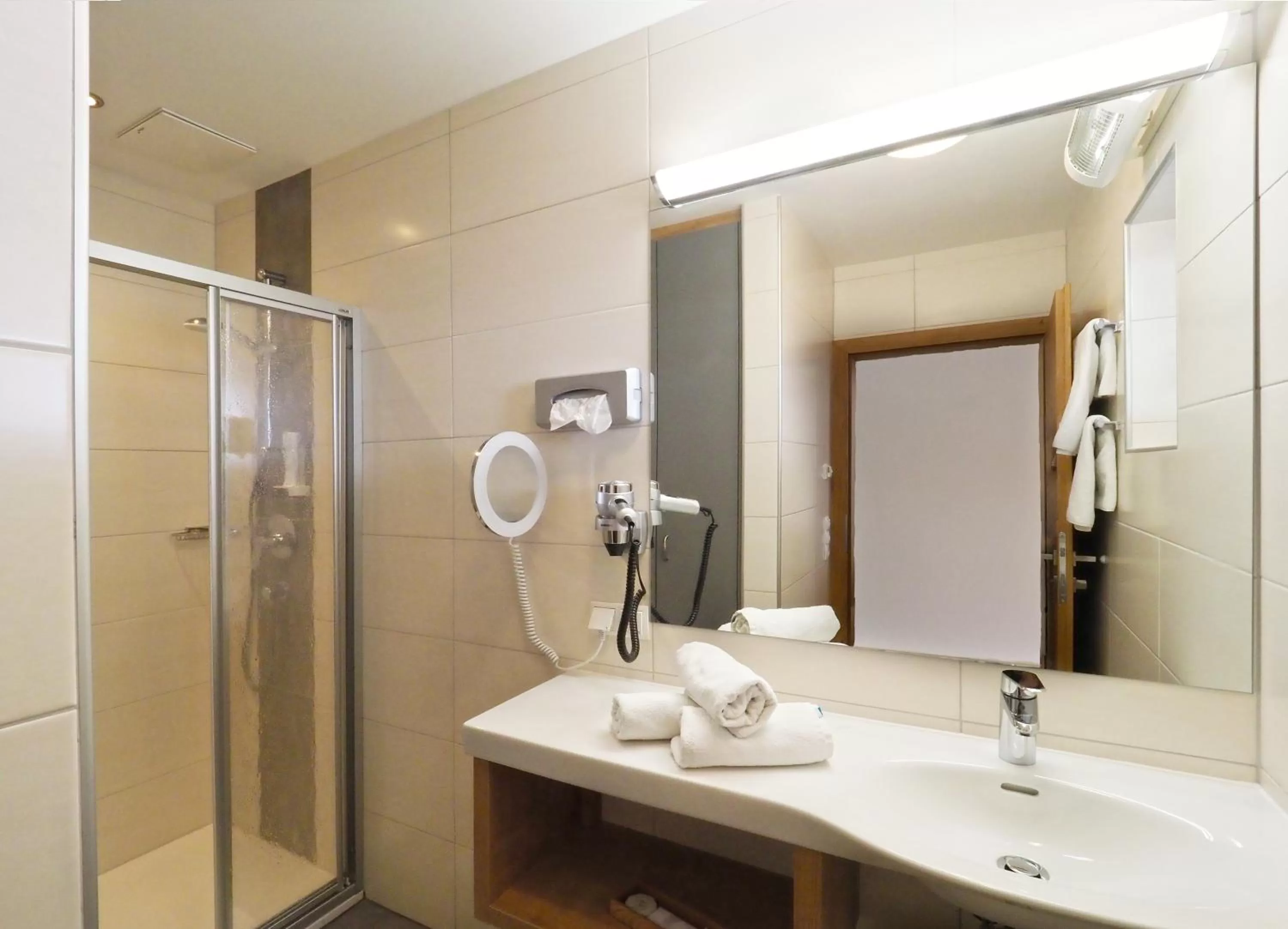 Shower, Bathroom in Hotel Silberfux