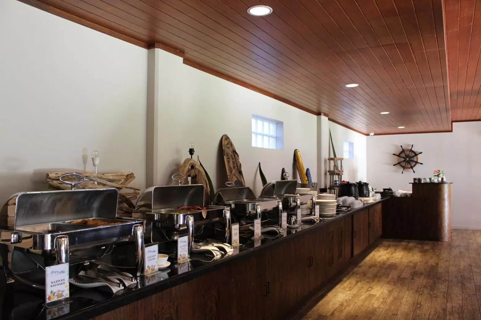 Breakfast in Cove Resort Palau