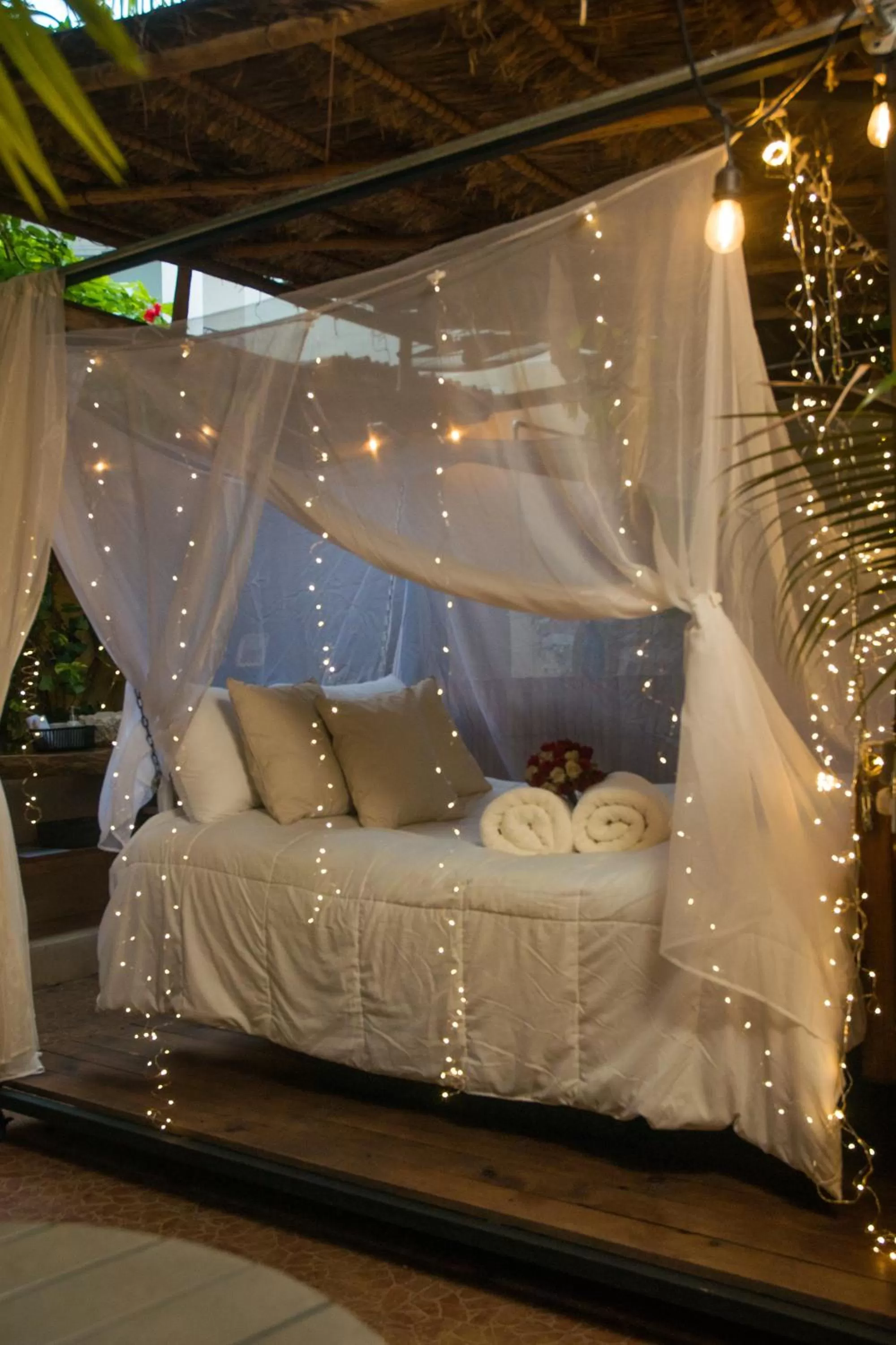 Bed in Hacienda Boutique B&B and Spa Solo Adultos