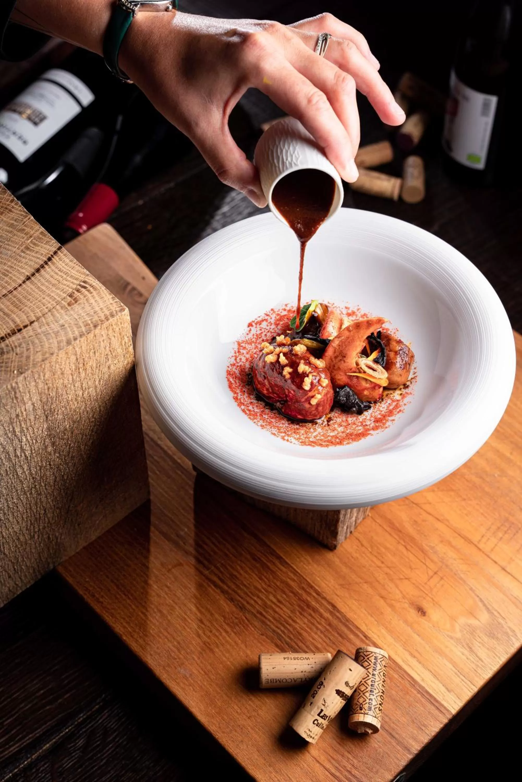 Food in La Ferme Saint Simeon Hotel & Spa - Relais & Chateaux