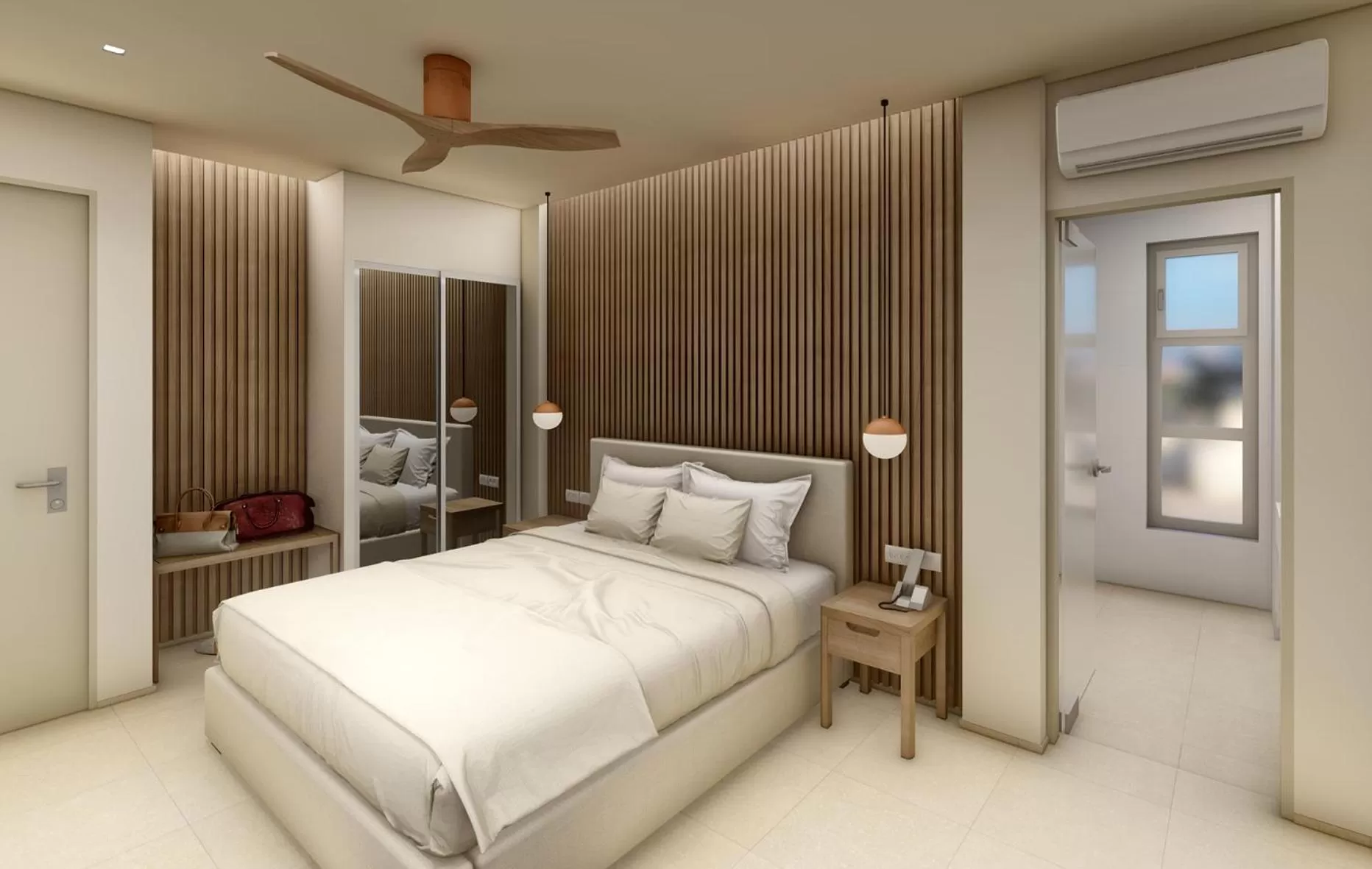 Bed in Agrelli Hotel & Suites