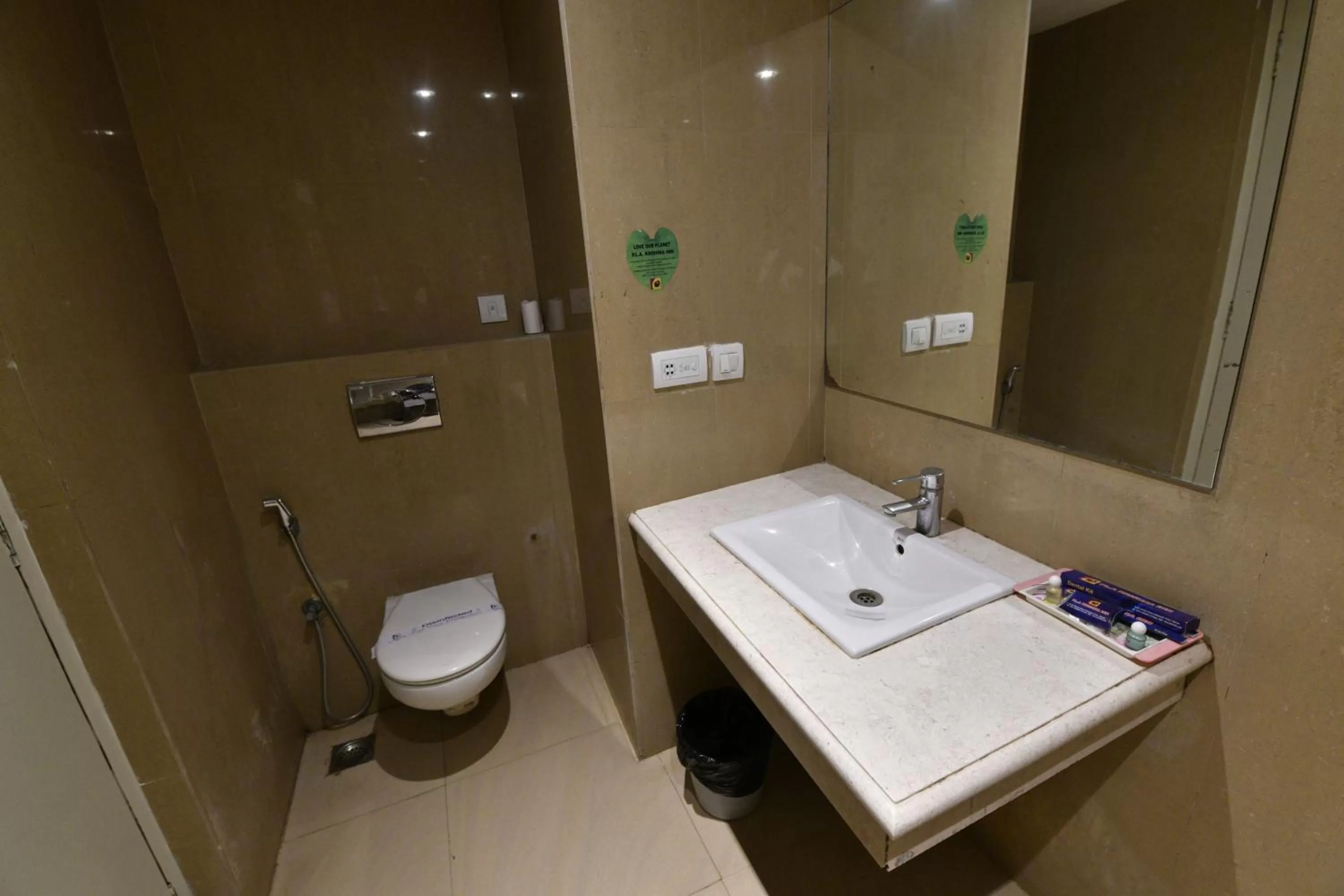 Bathroom in PLA Krishna Inn