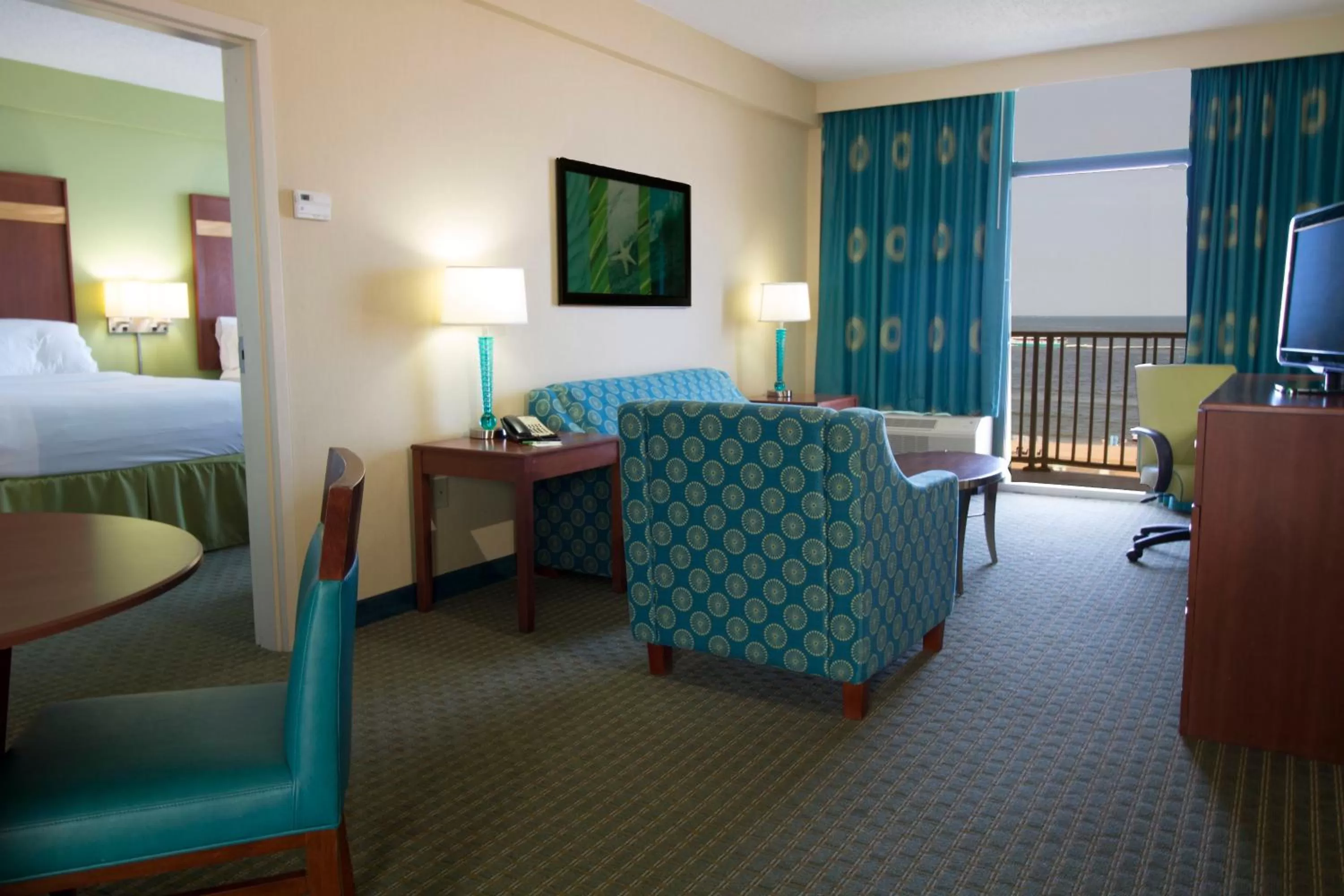 Photo of the whole room, Bed in Holiday Inn & Suites Virginia Beach - North Beach by IHG