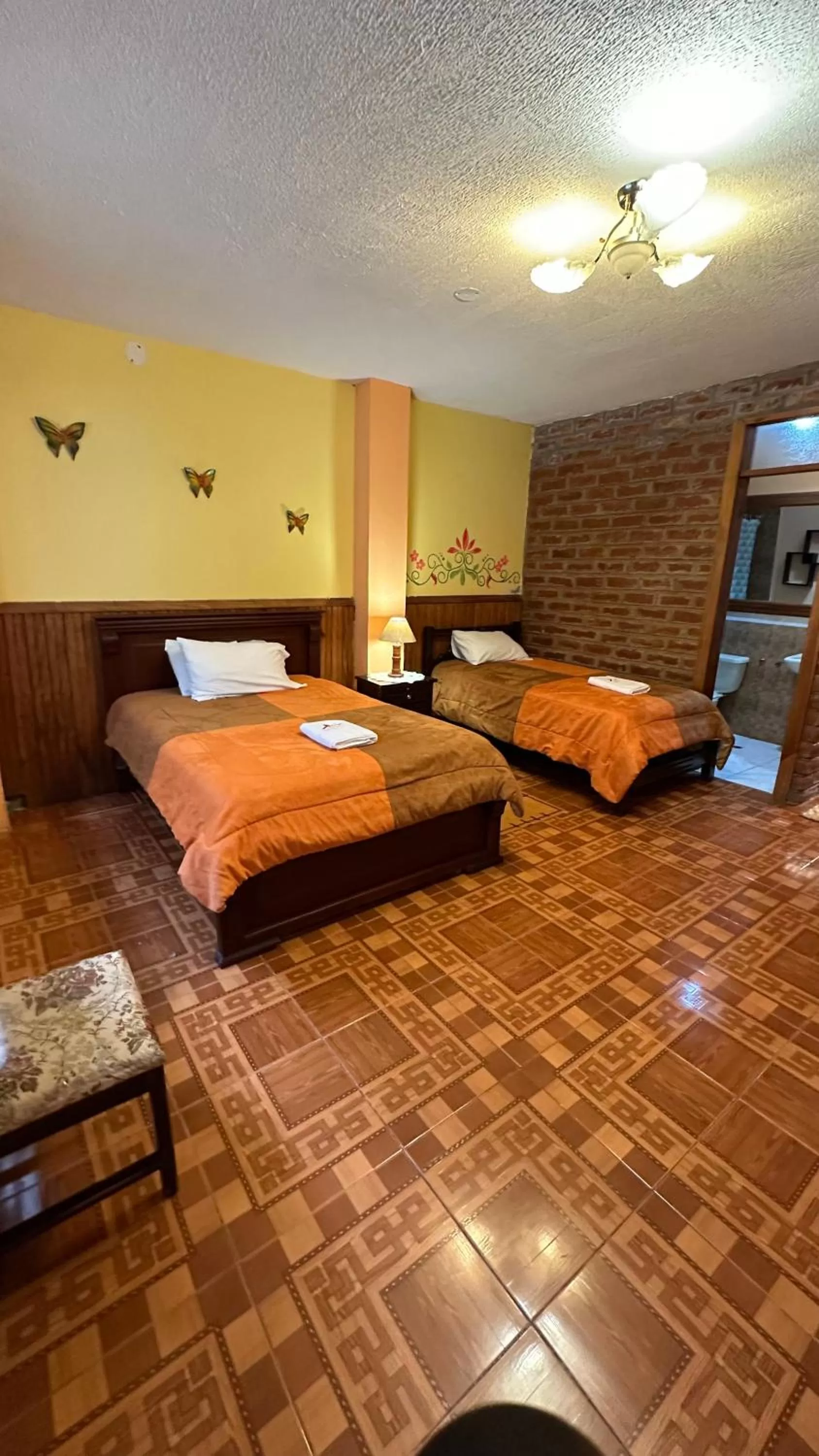 Bed in Hotel Donde Ivan