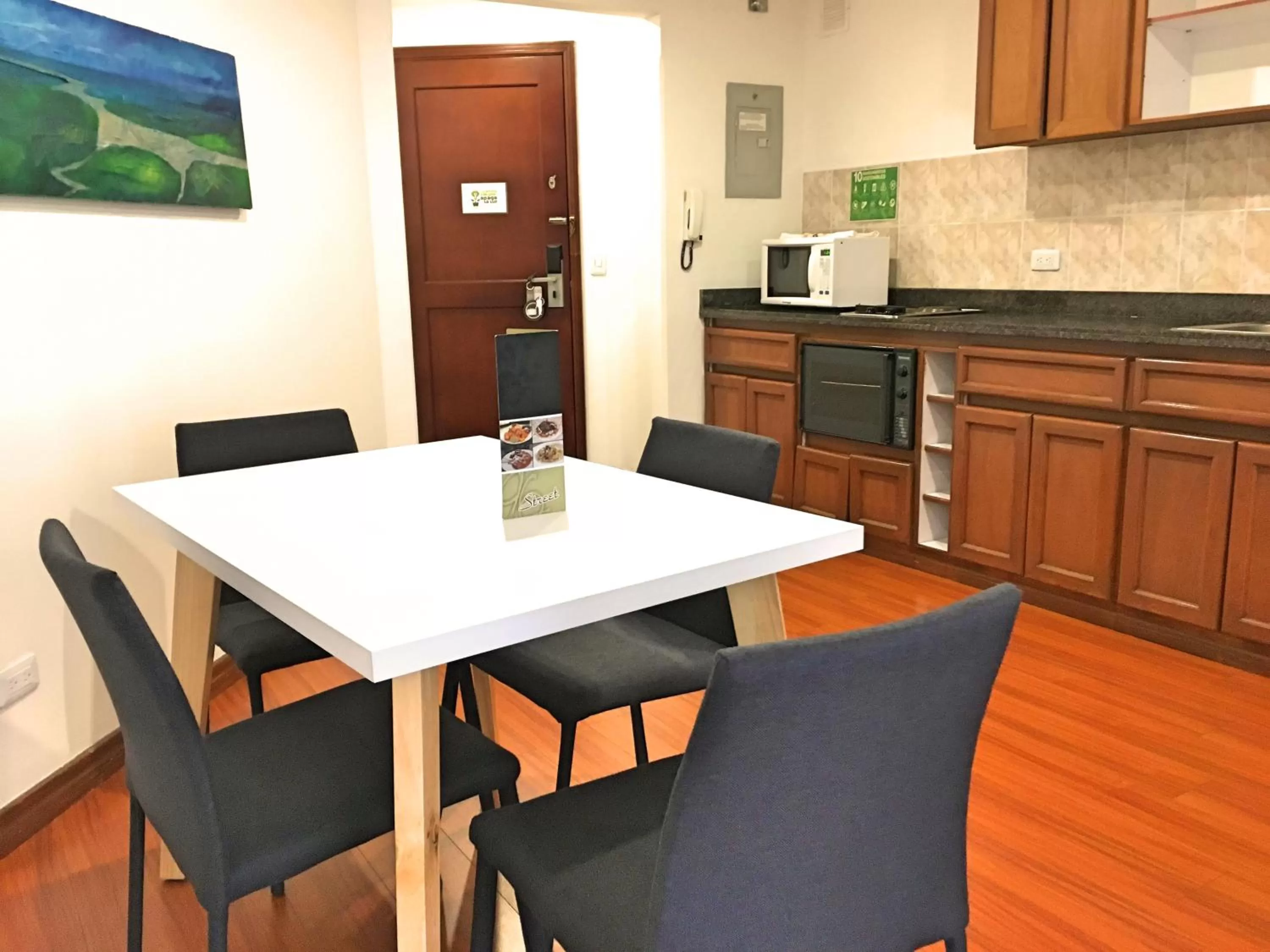 Kitchen or kitchenette in Cora 96 Street Apartments