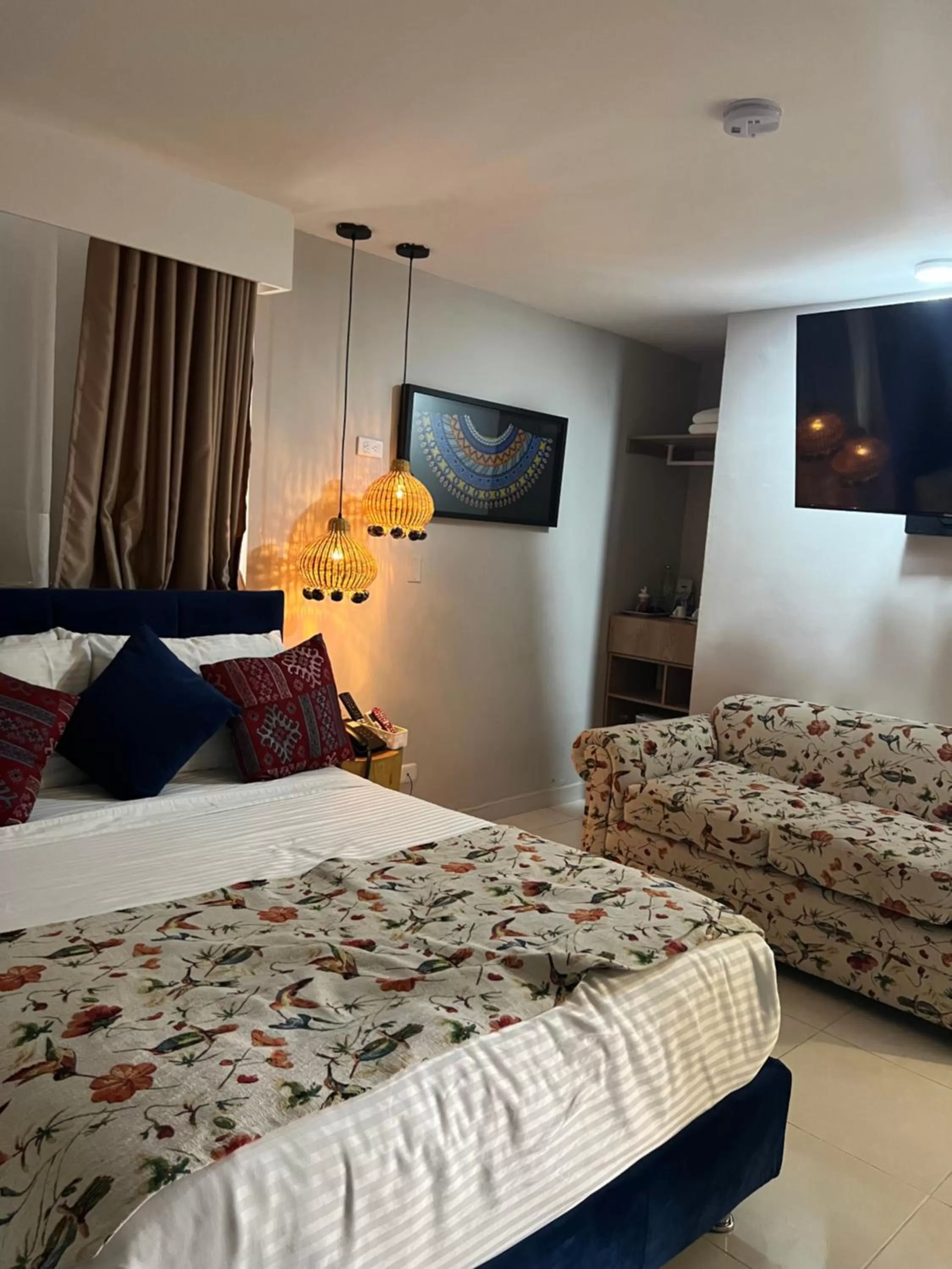 Bed in Hotel Boutique CASA CHUNUU Santa Marta