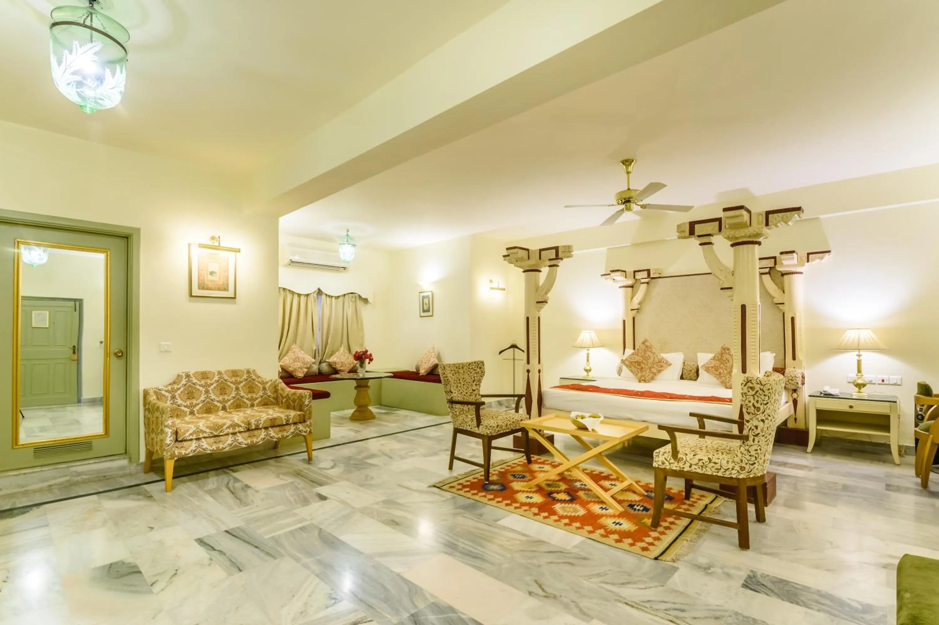 Living room in Fort Rajwada,Jaisalmer