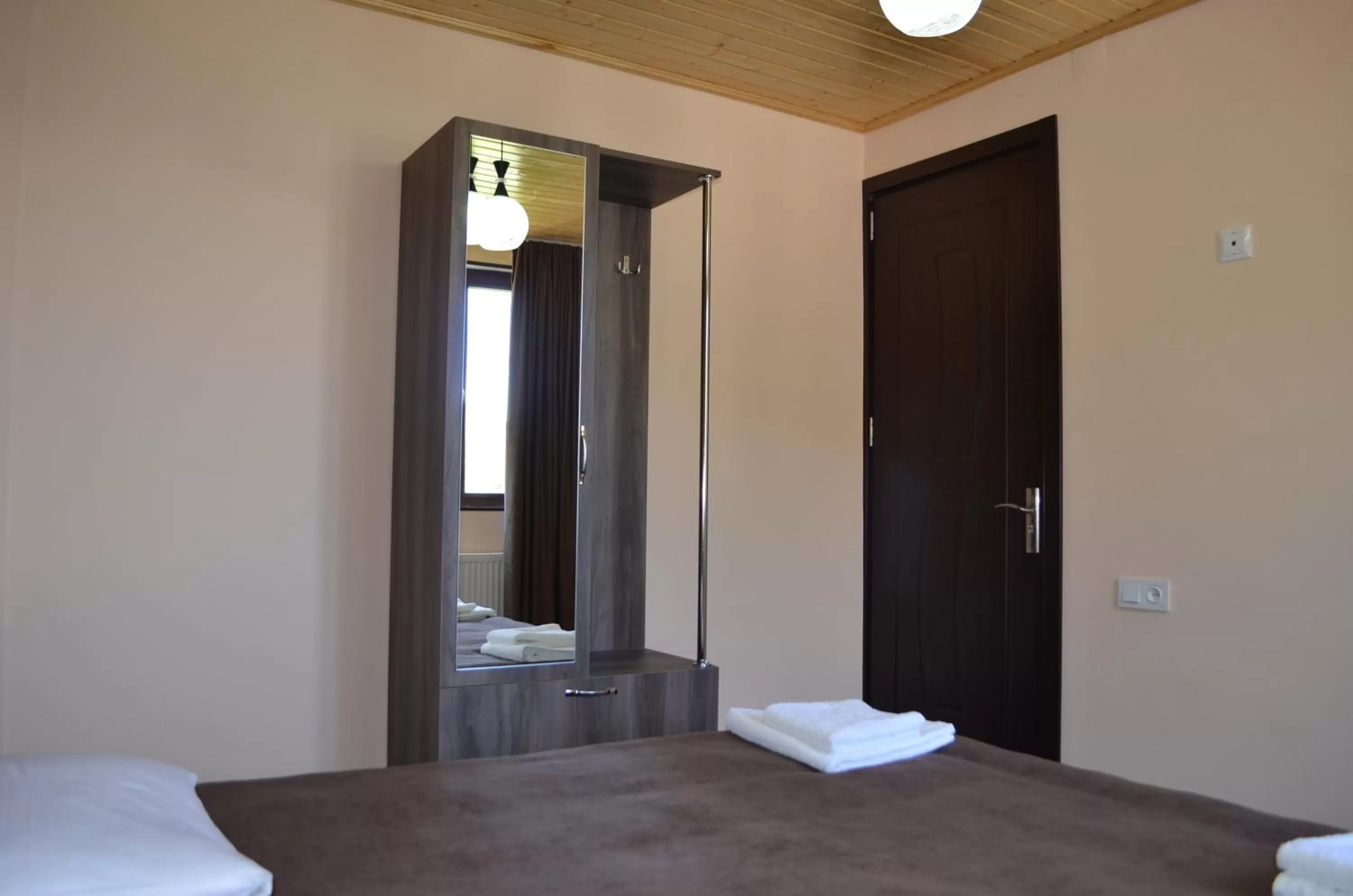 Bedroom, Bed in Hotel Svanseti