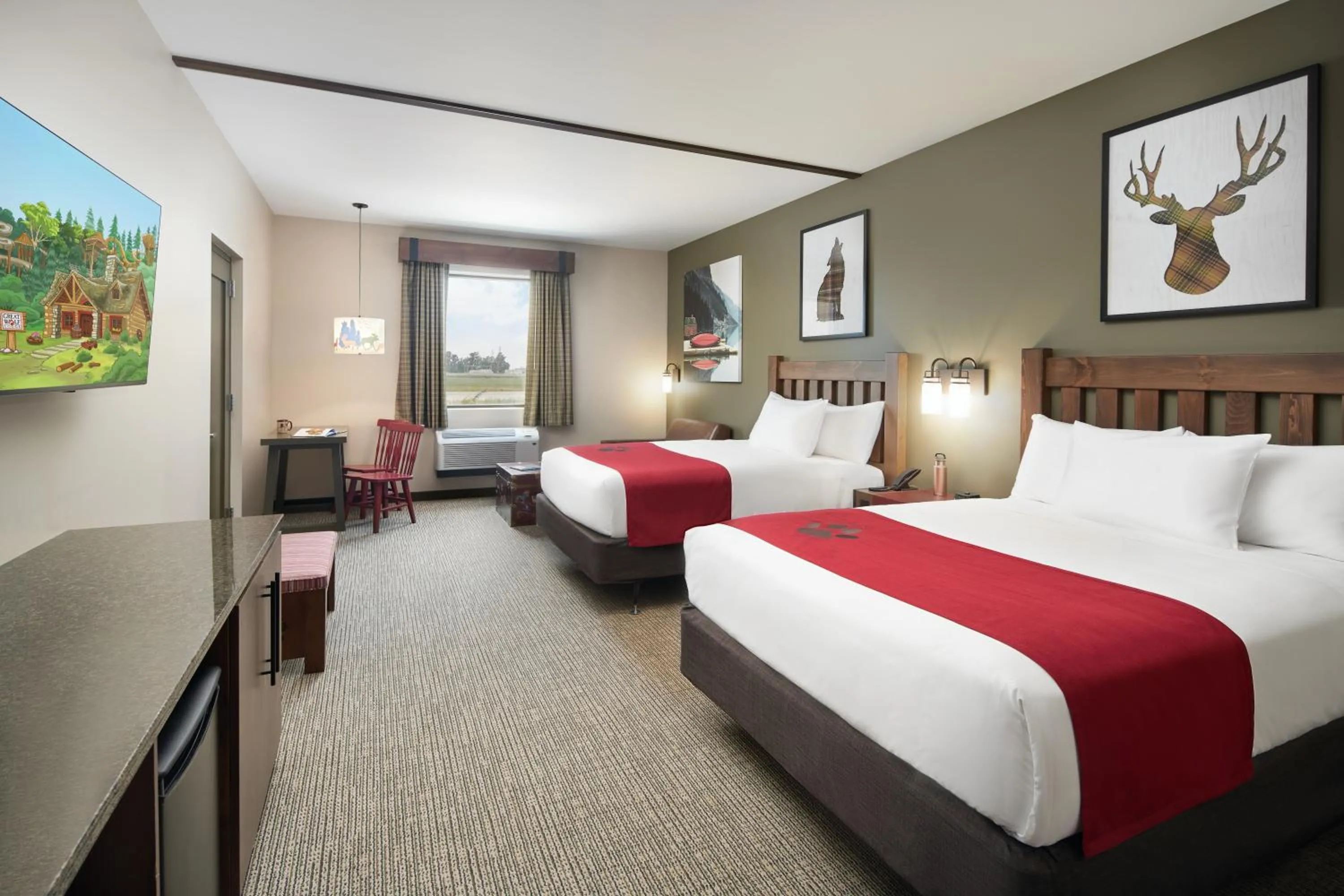 Bed in Great Wolf Lodge Concord