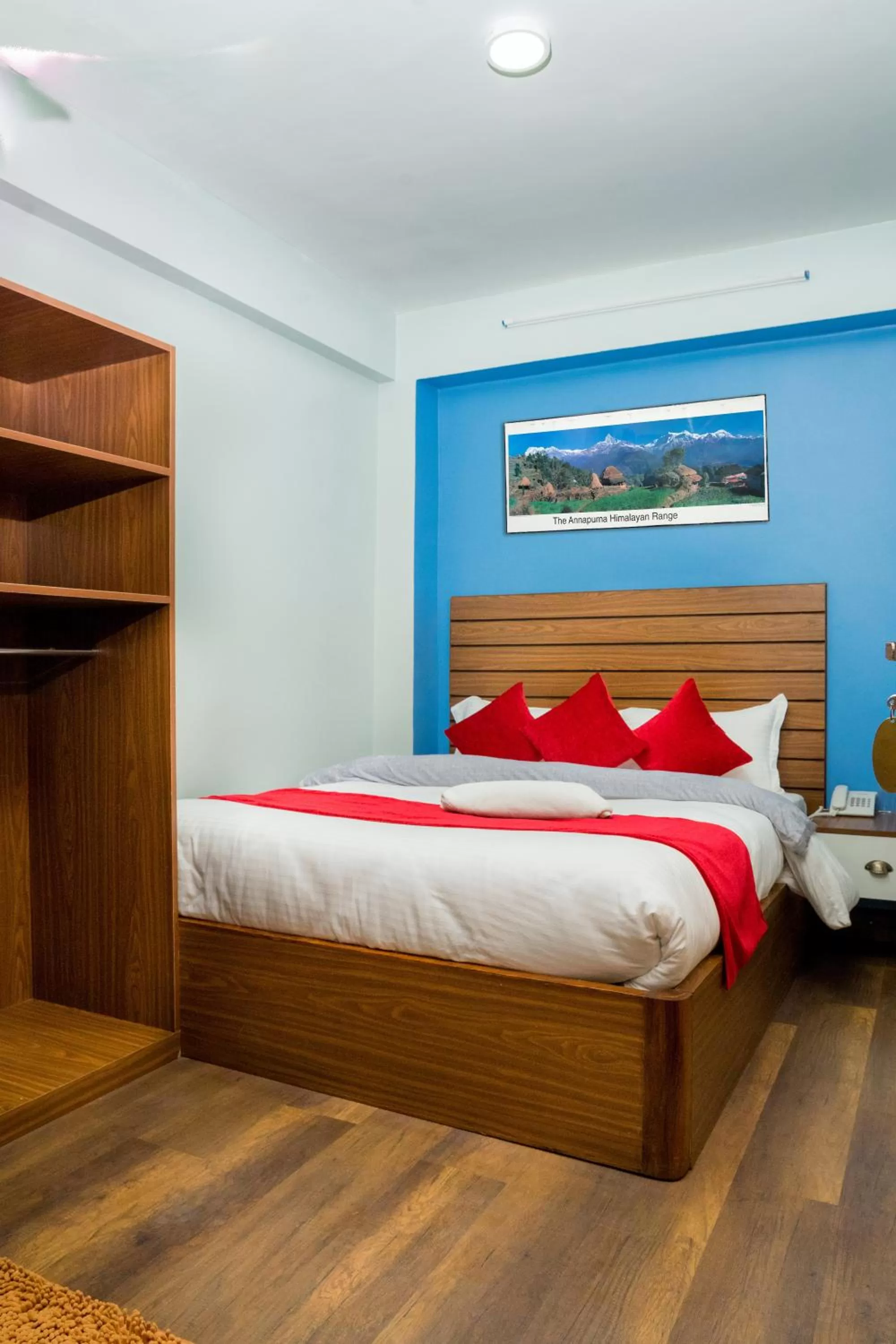 Photo of the whole room, Bed in Hotel Nepal Bhumi