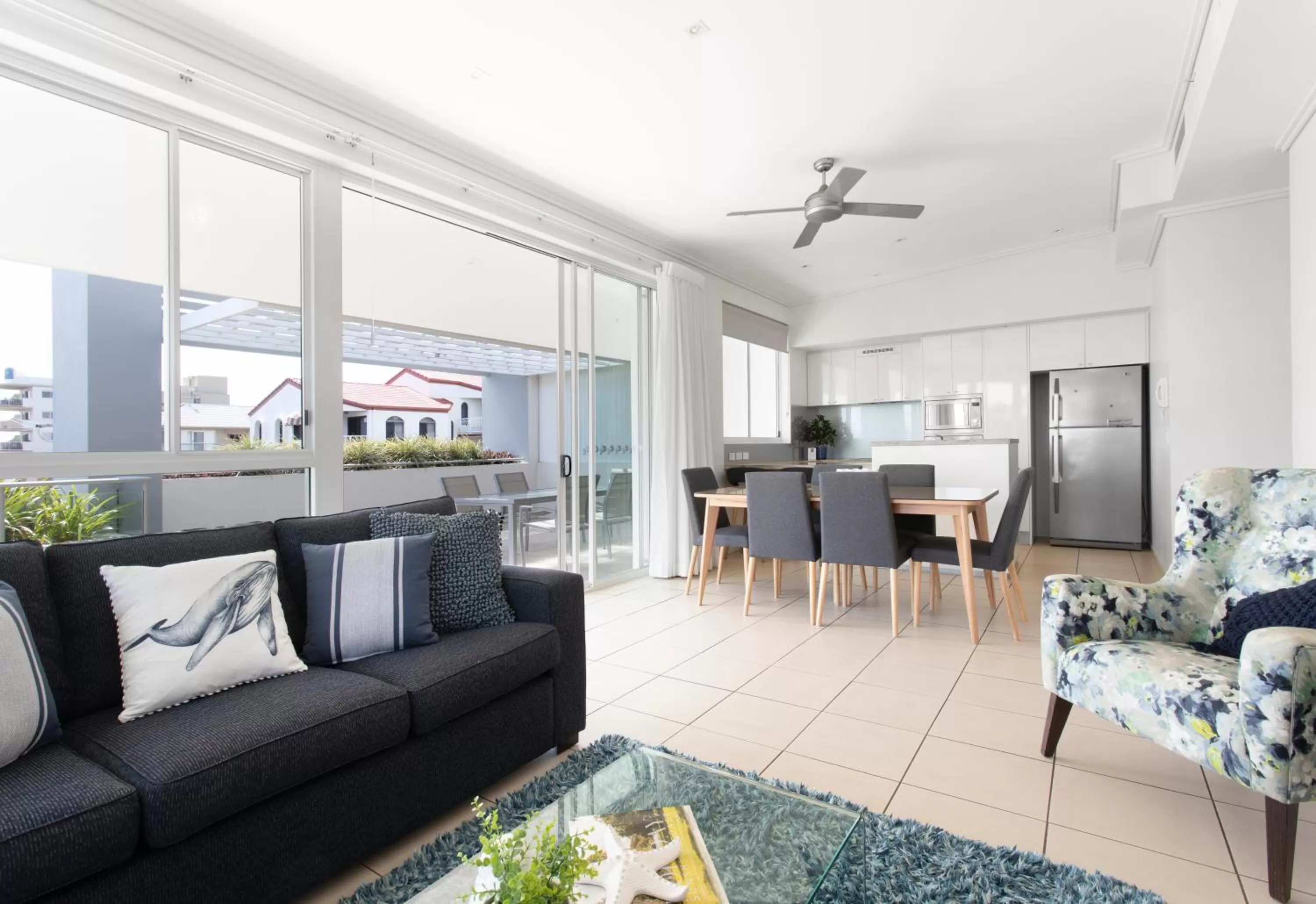 Living room in Aspect Caloundra