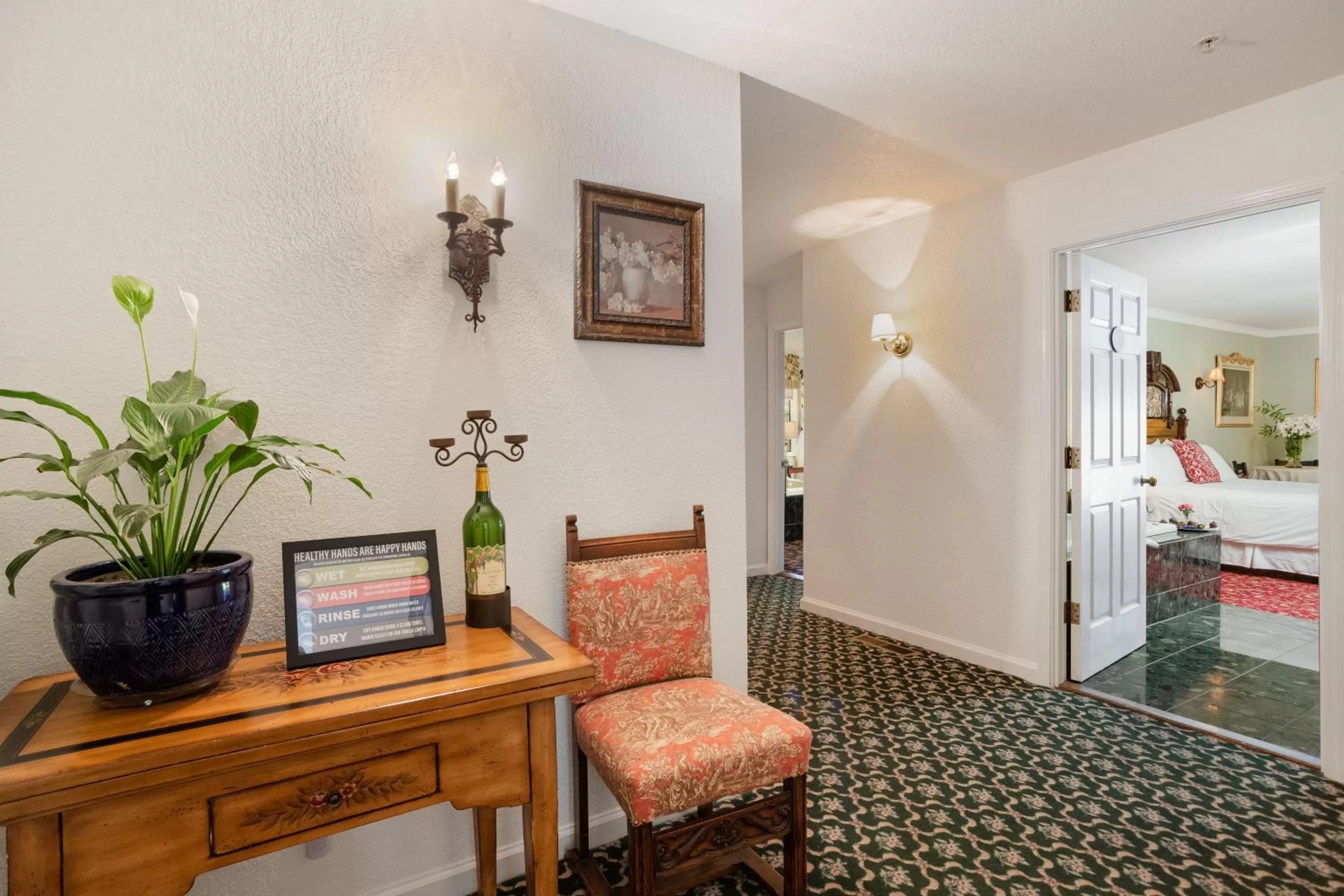 Bedroom, Bed in Candlelight Inn Napa Valley