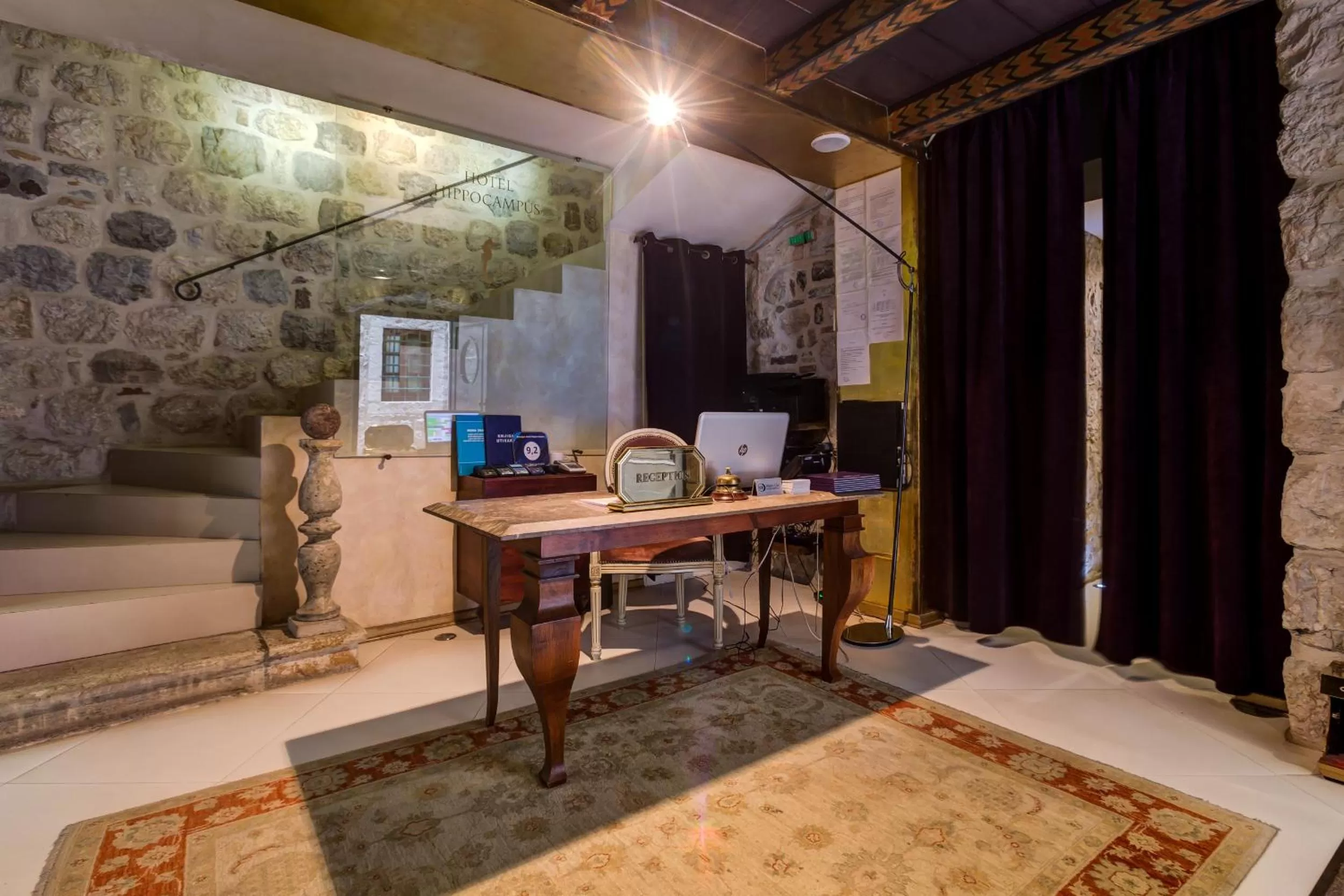 Lobby or reception in Boutique Hotel Hippocampus