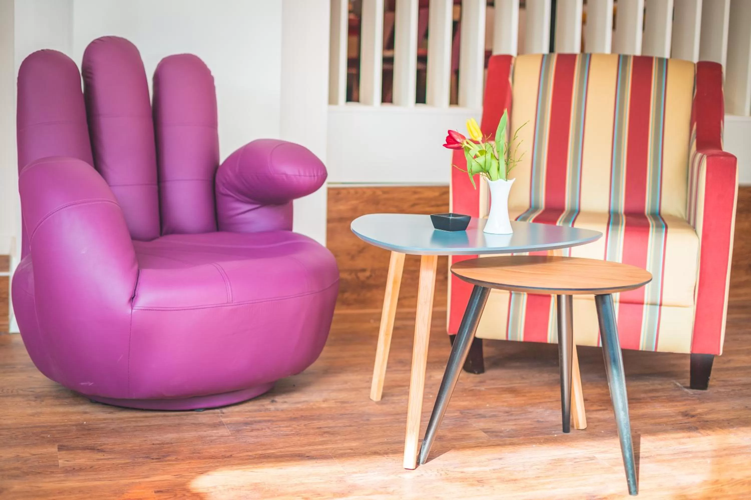 Lounge or bar in Hotel via City Leipzig Mitte