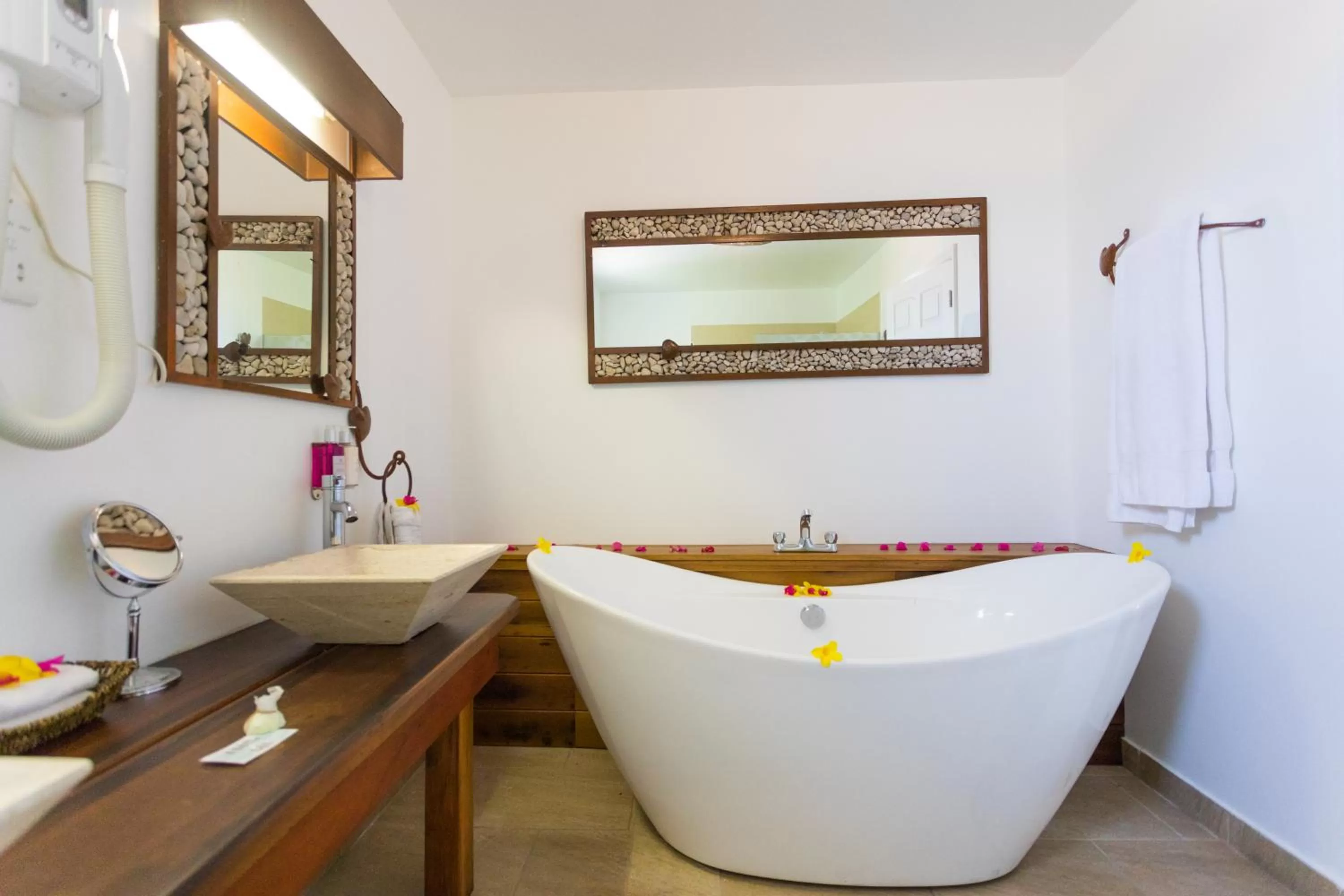 Bathroom in True Blue Bay Resort