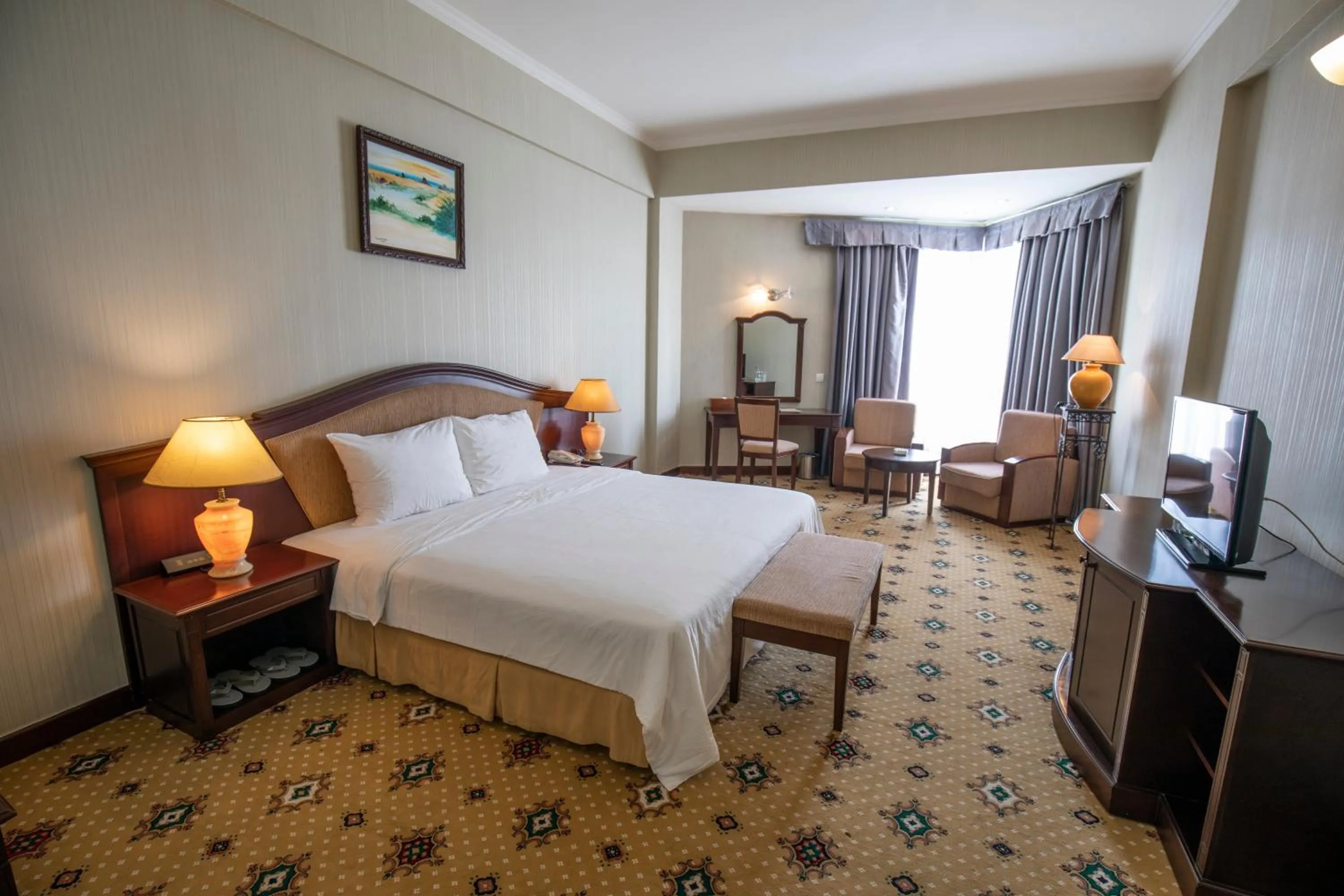 Bed in Saigon Quy Nhon Hotel