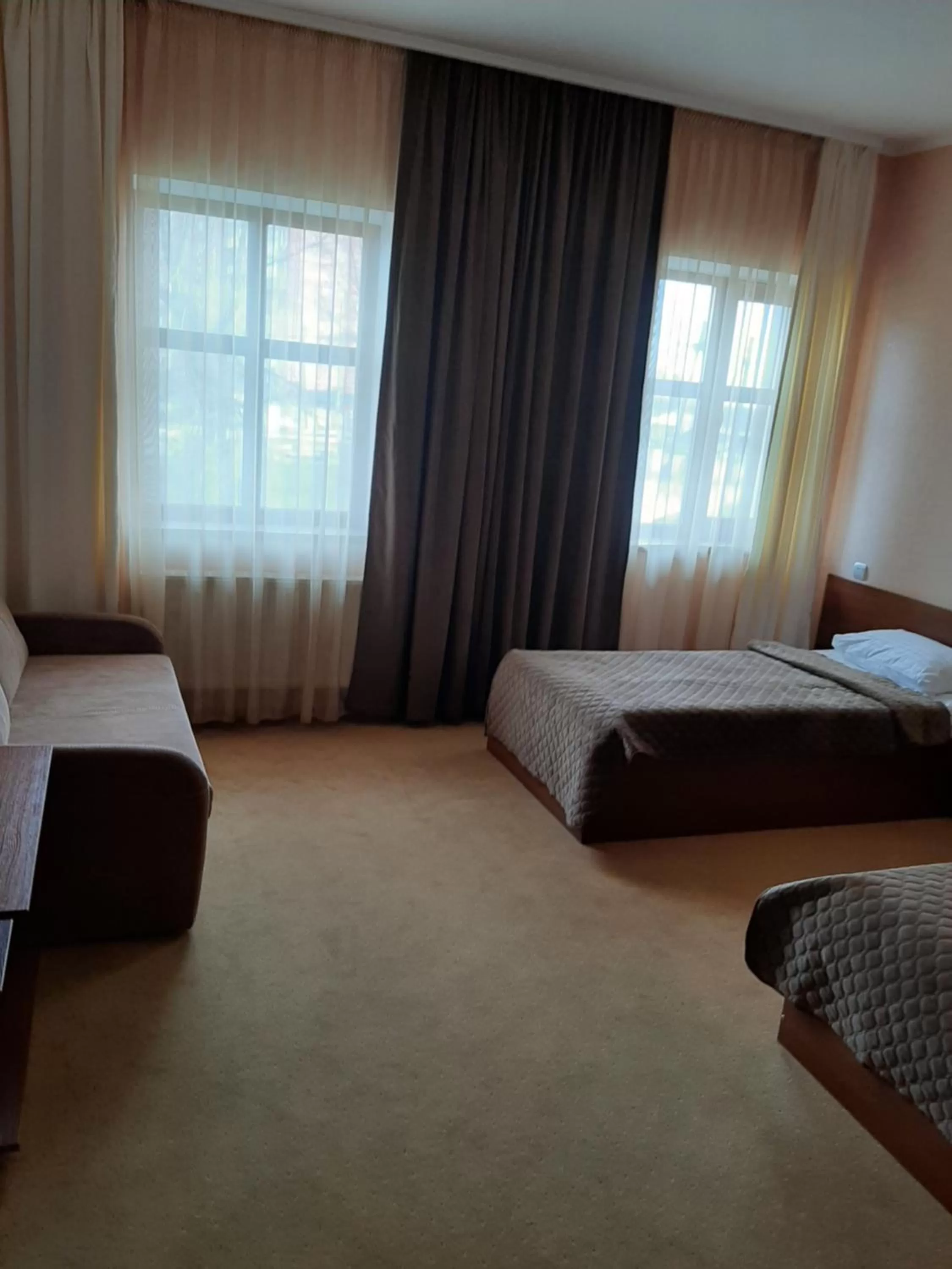 Bed in Stara Vezha Hotel