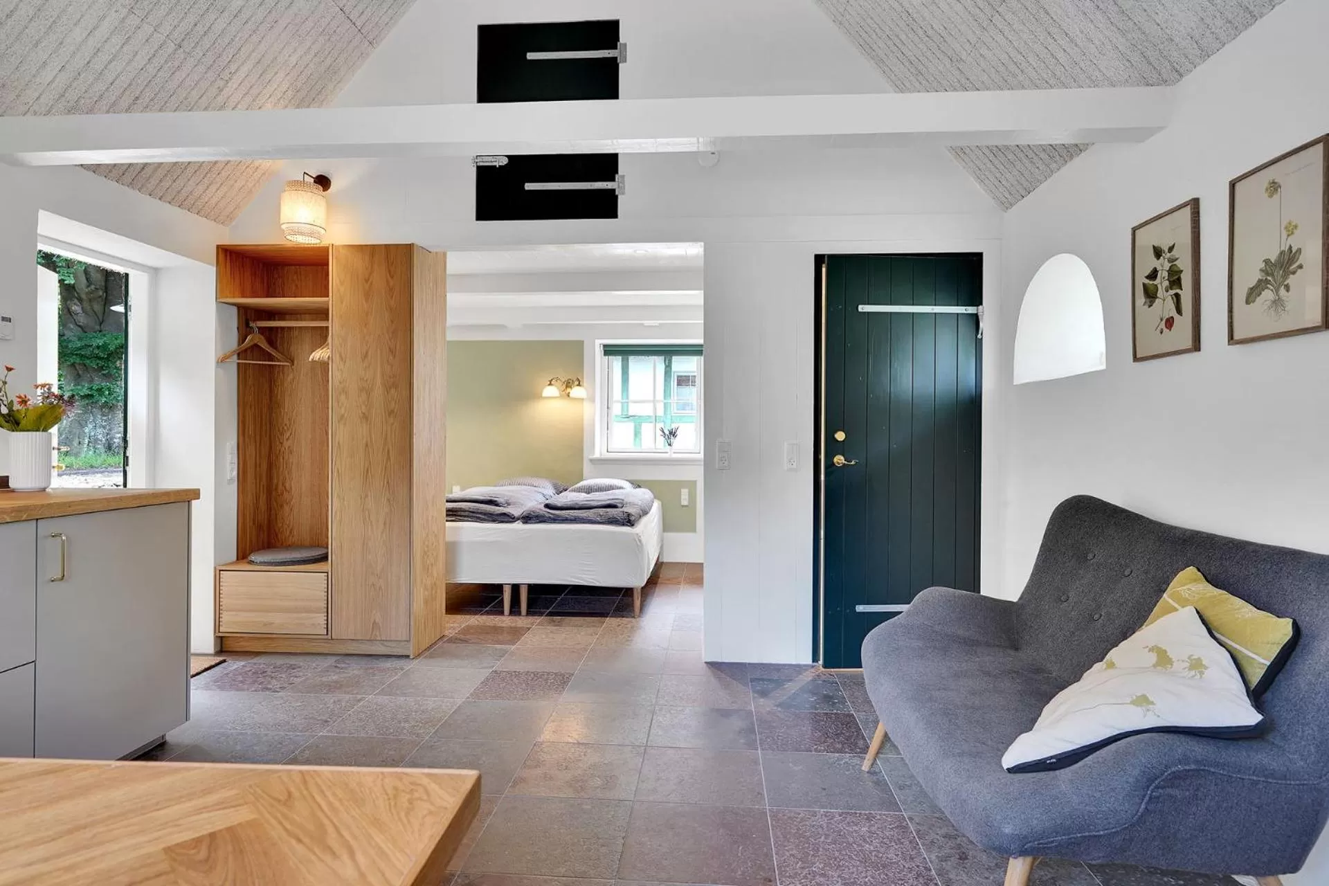 Living room in Hørhavegården B&B