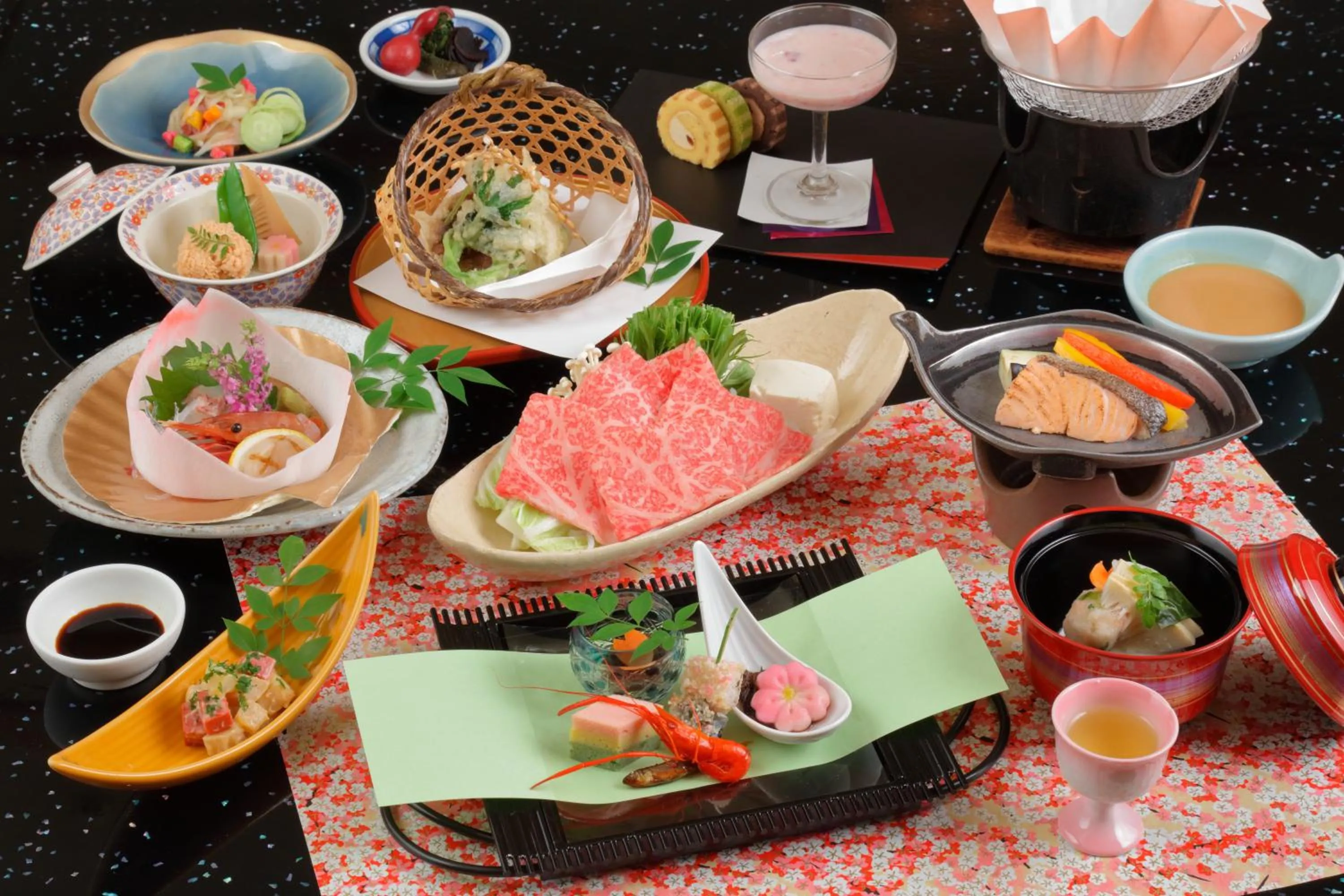 Dinner in Arima Gyoen