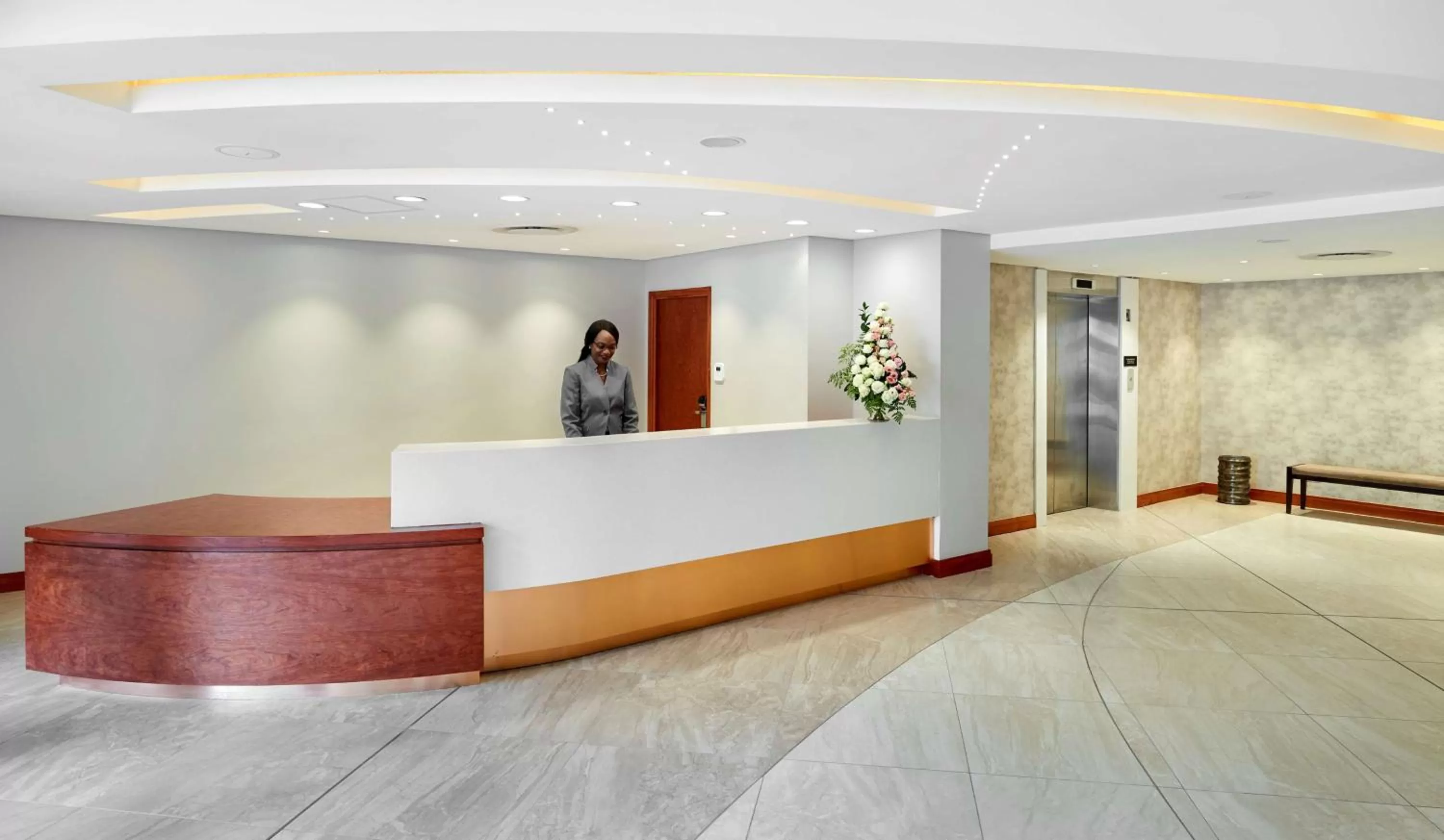 Lobby or reception in Hilton Garden Inn Society Business Park