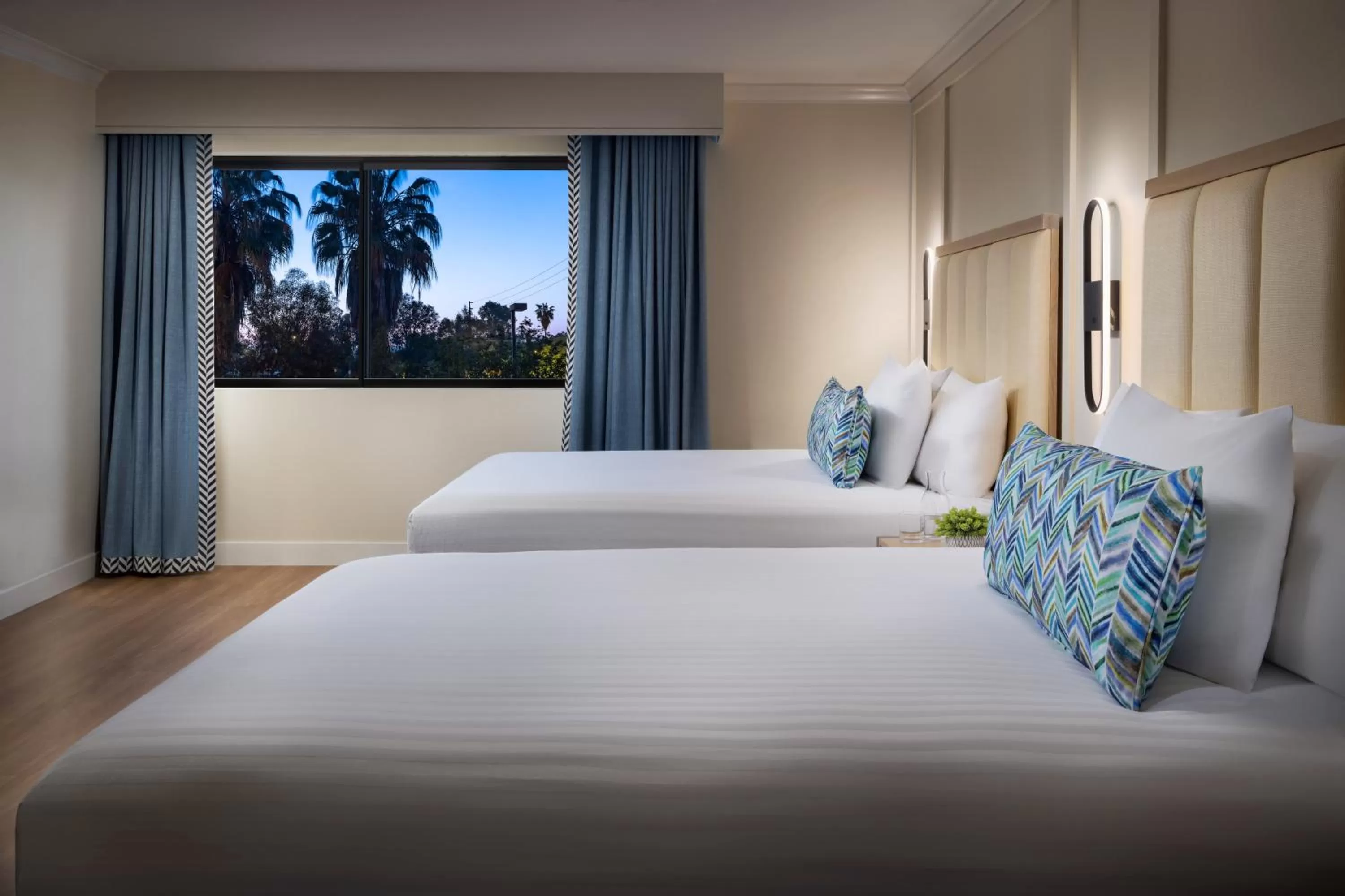 Bed in The Anza-a Calabasas Hotel