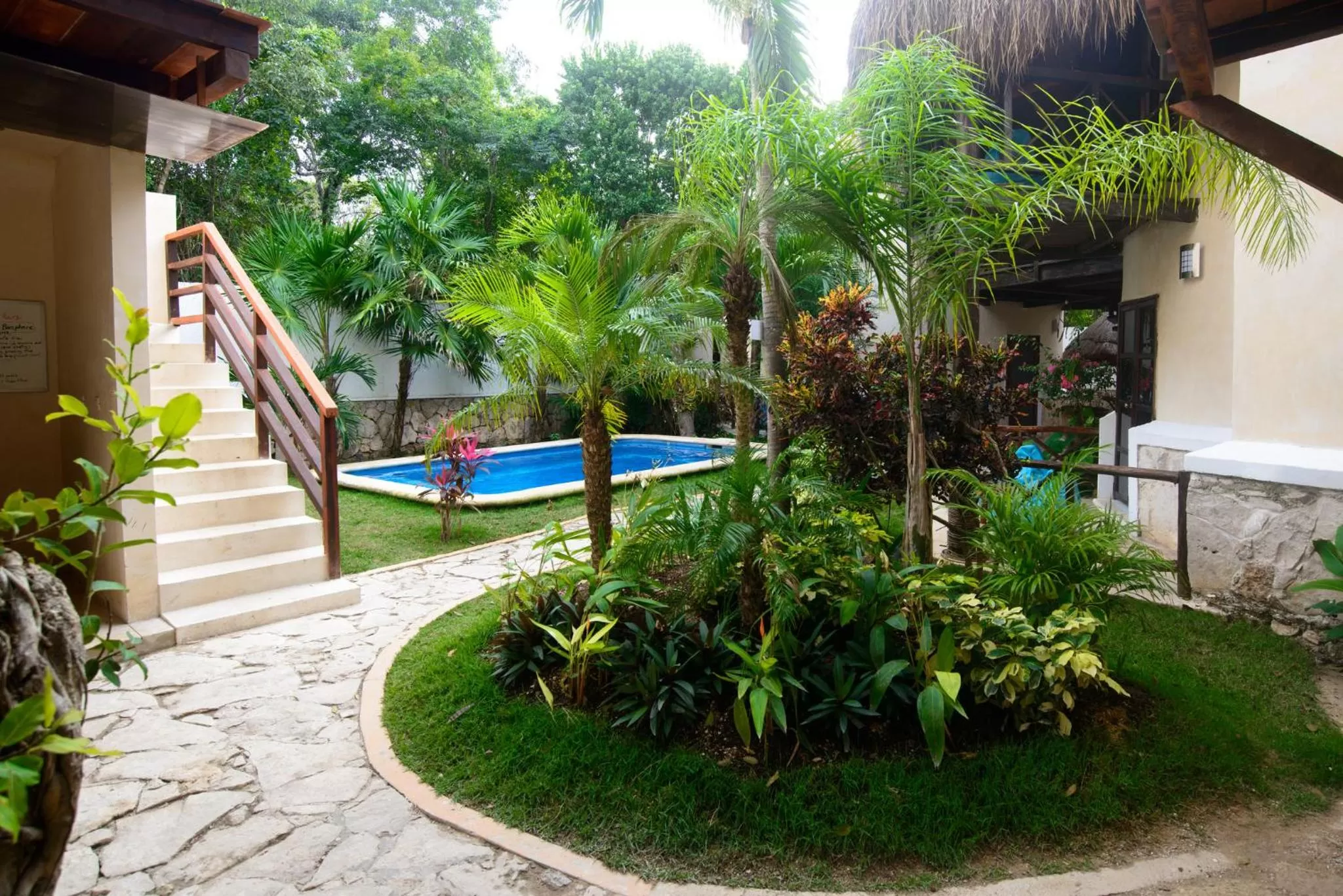 Patio in Hotel Uolis Nah