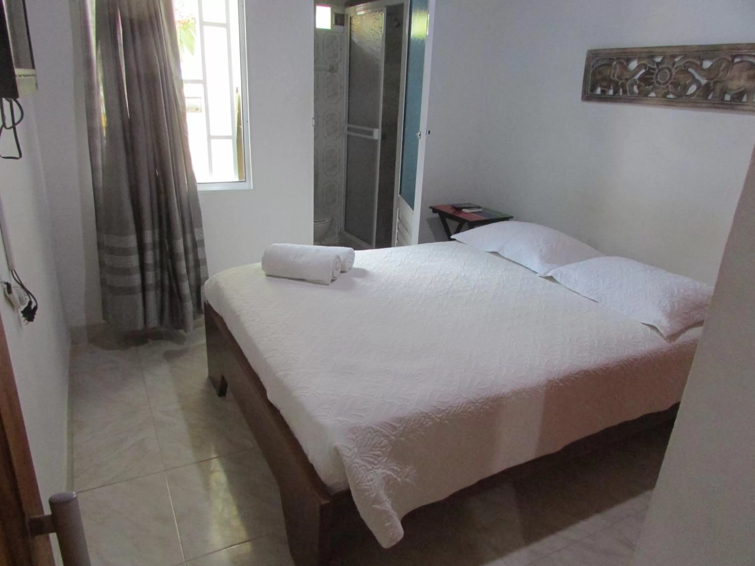 Bed in Posada Hostal Miss Marlly