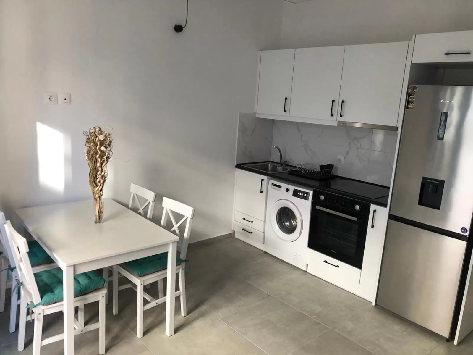 Kitchen or kitchenette in Evita's Luxury Apartments