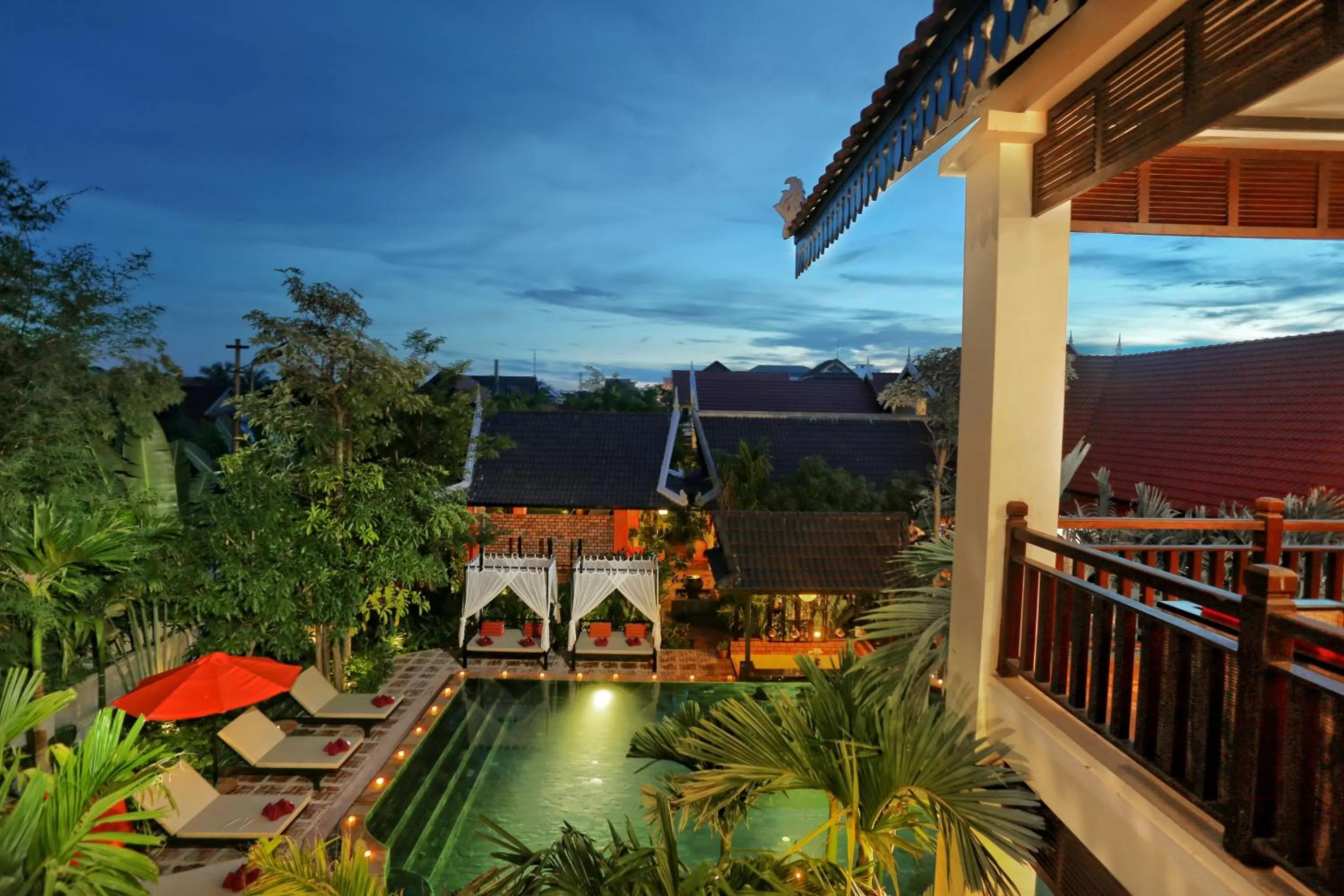 Swimming pool, Pool View in Residence Indochine Suite